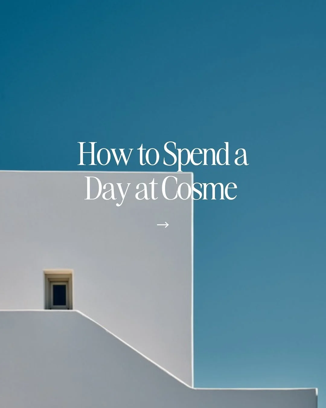 Cosme Paros, truly lives up to the hype. Beachfront and just a short stroll from Naoussa, its Greek village-style design and barefoot luxury vibe make it the perfect escape. 🤍

We loved every moment&mdash;thank you for having us! 

If a Greek getawa