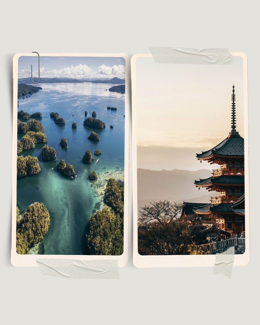 Not every trip needs a beachfront.

Some begin on the deck of a slow-moving boat through Raja Ampat, with reef dives by day and starlit dinners by night.✨

Or in a quiet ryokan in Japan, where the floor is warm, the pace is slower, and everything is 