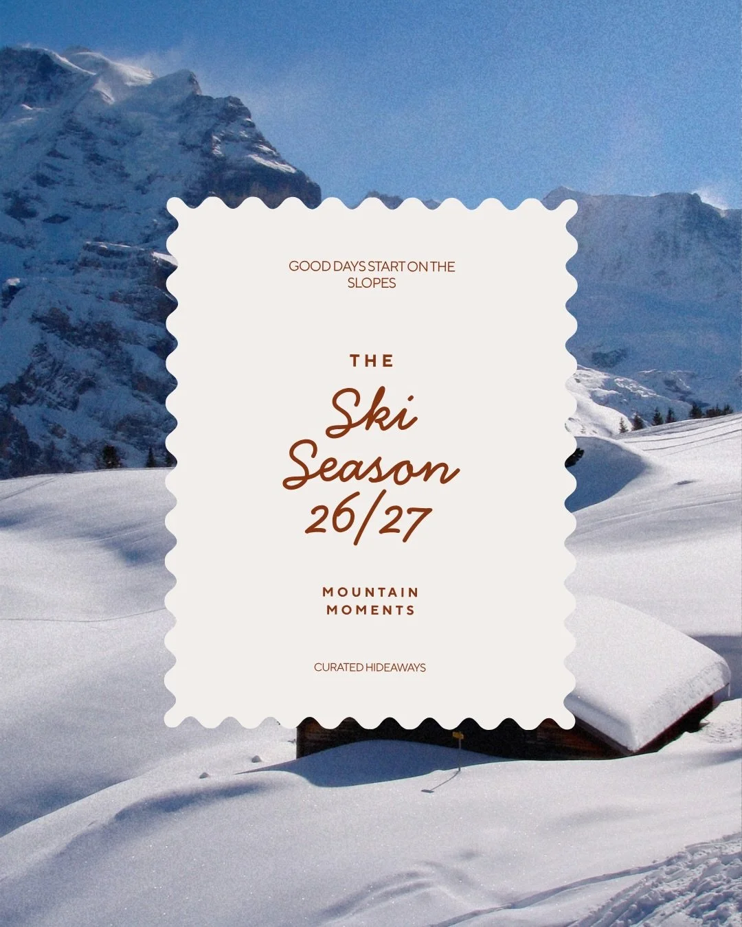 The 2026/27 ski season. We&rsquo;re already booking. Are you?

The best ski weeks don&rsquo;t happen by accident.

The ski-in ski-out hotel or chalet with the fire-lit lounge. The private guide who knows every hidden line. The apr&egrave;s table ever