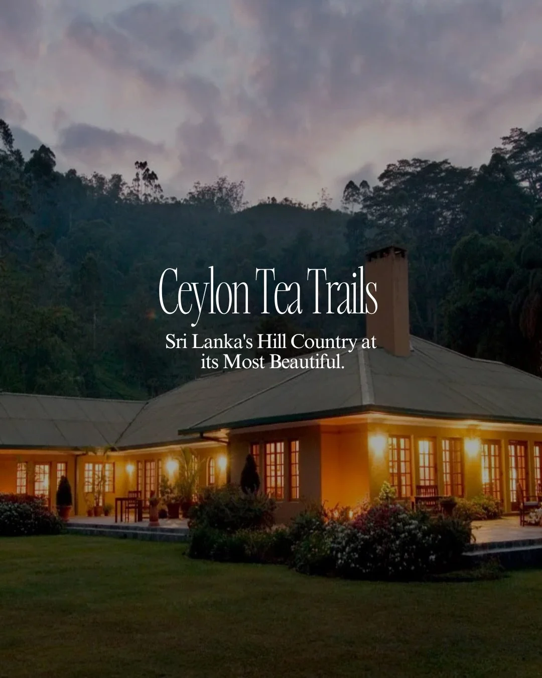 Some places surprise you. Ceylon Tea Trails, Sri Lanka, is one of them 🌿

Five colonial era bungalows in the heart of Sri Lanka&rsquo;s Hill Country, surrounded by rolling tea plantations and misty green slopes. Private butler service, wide terraces