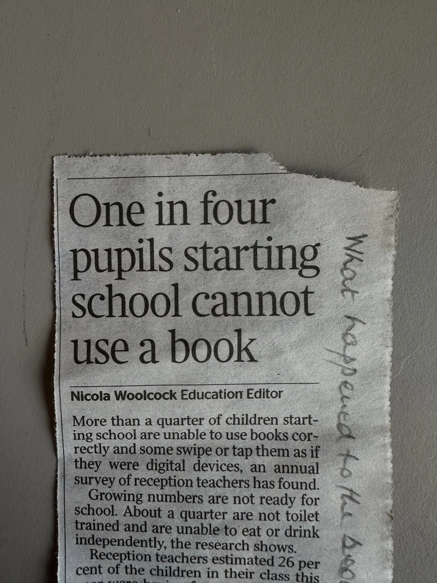 My press-cutting service (aka my eagle-eyed parents-in-law) sent me these two pieces from the @times this week. 

Felicity Gillespie from @kindredsquared believes we need to give parents the confidence, the tools and the prompt to prepare their kids 