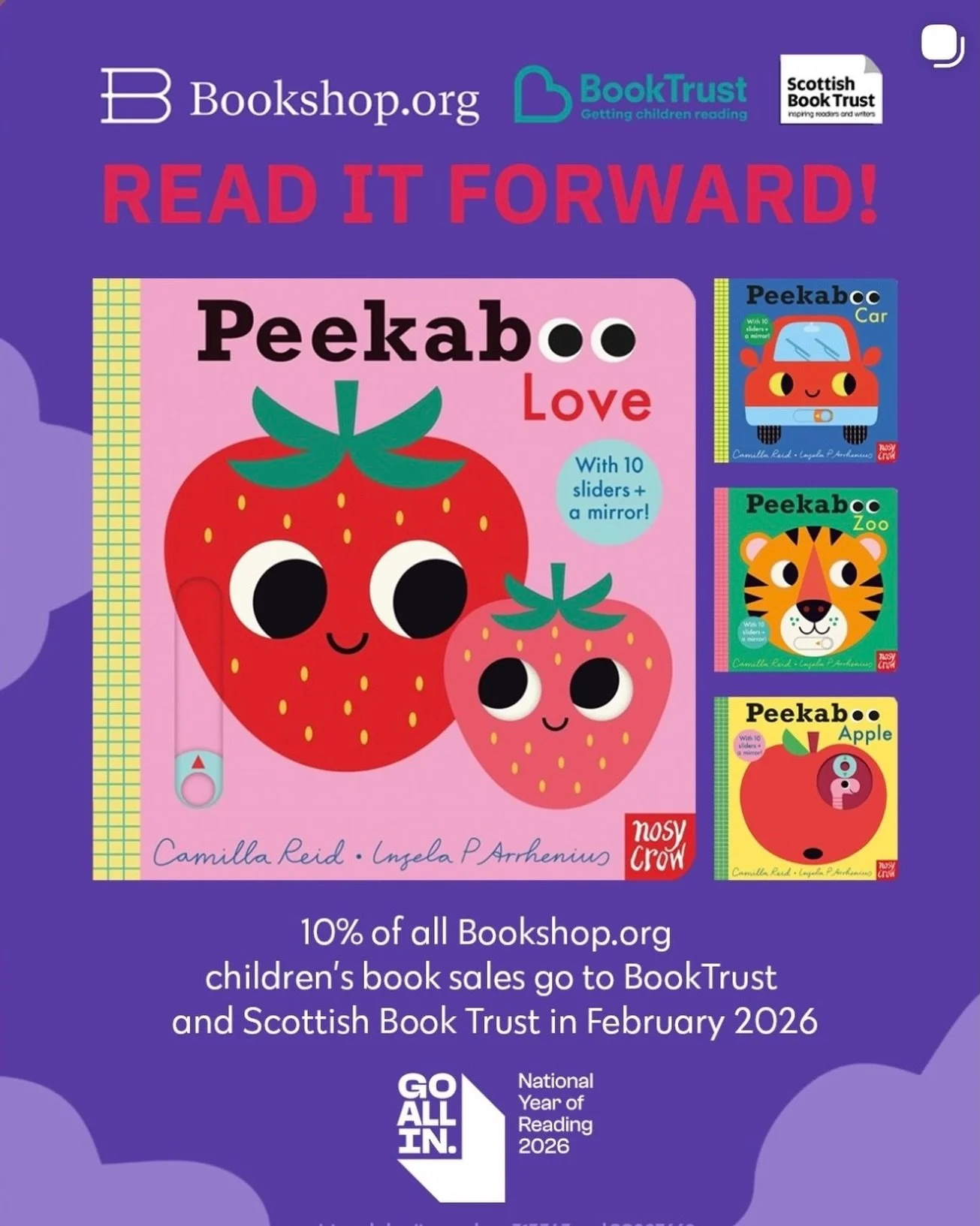 Such a great way of book-shopping - buy great books AND support your local bookstore AND support children&rsquo;s book charities, ALL AT THE SAME TIME!! 

Www.bookshop.org

#goallin2026