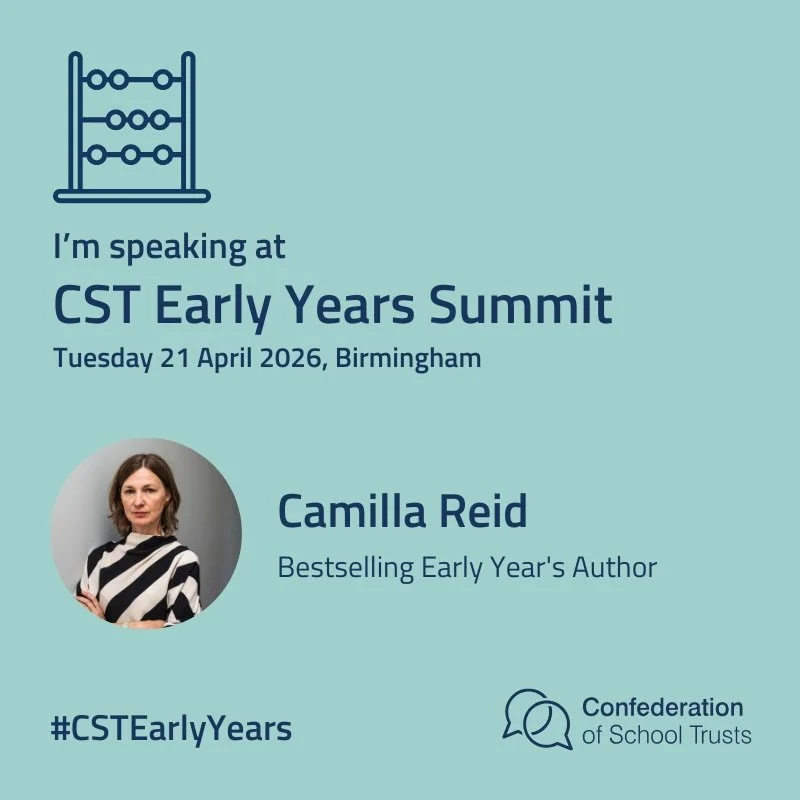 Very much looking forward to giving the keynote at the Confederation of School Trusts Early Years Summit in Birmingham on Tuesday 21 April. 

The event will bring together trust and school leaders across 98 trusts, and promises to be a fascinating da