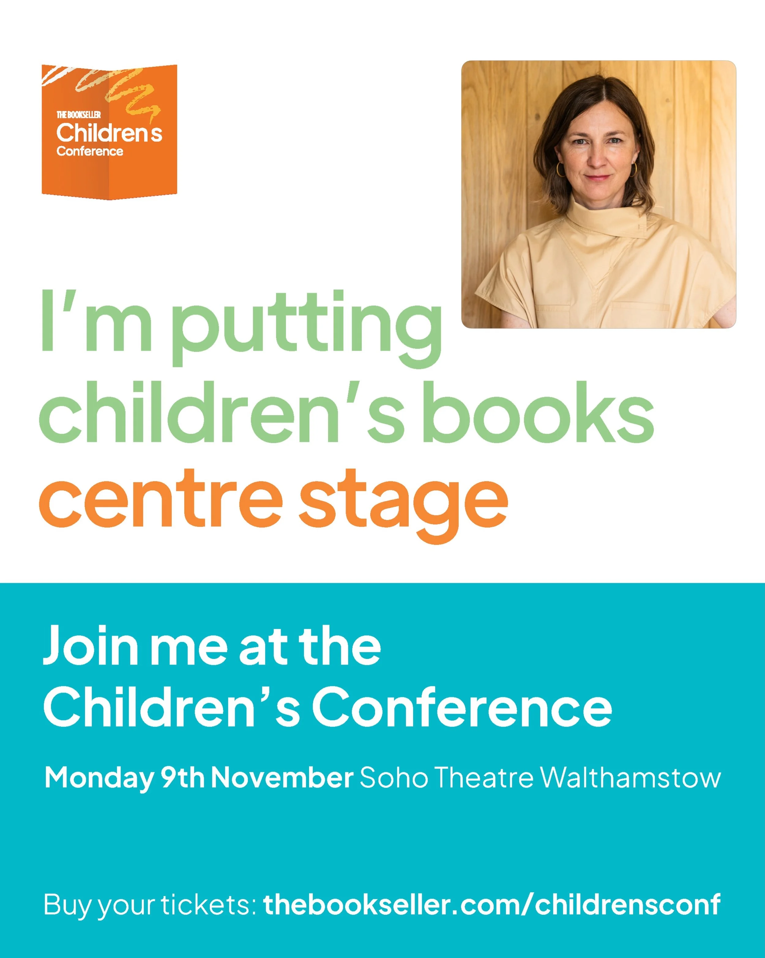 I&rsquo;m excited to be chairing a panel at the forthcoming @_thebookseller Children&rsquo;s Conference on Monday 9 November!

The title of the session is, &ldquo;The importance of early years: Reaching families and children from the start&rdquo; and