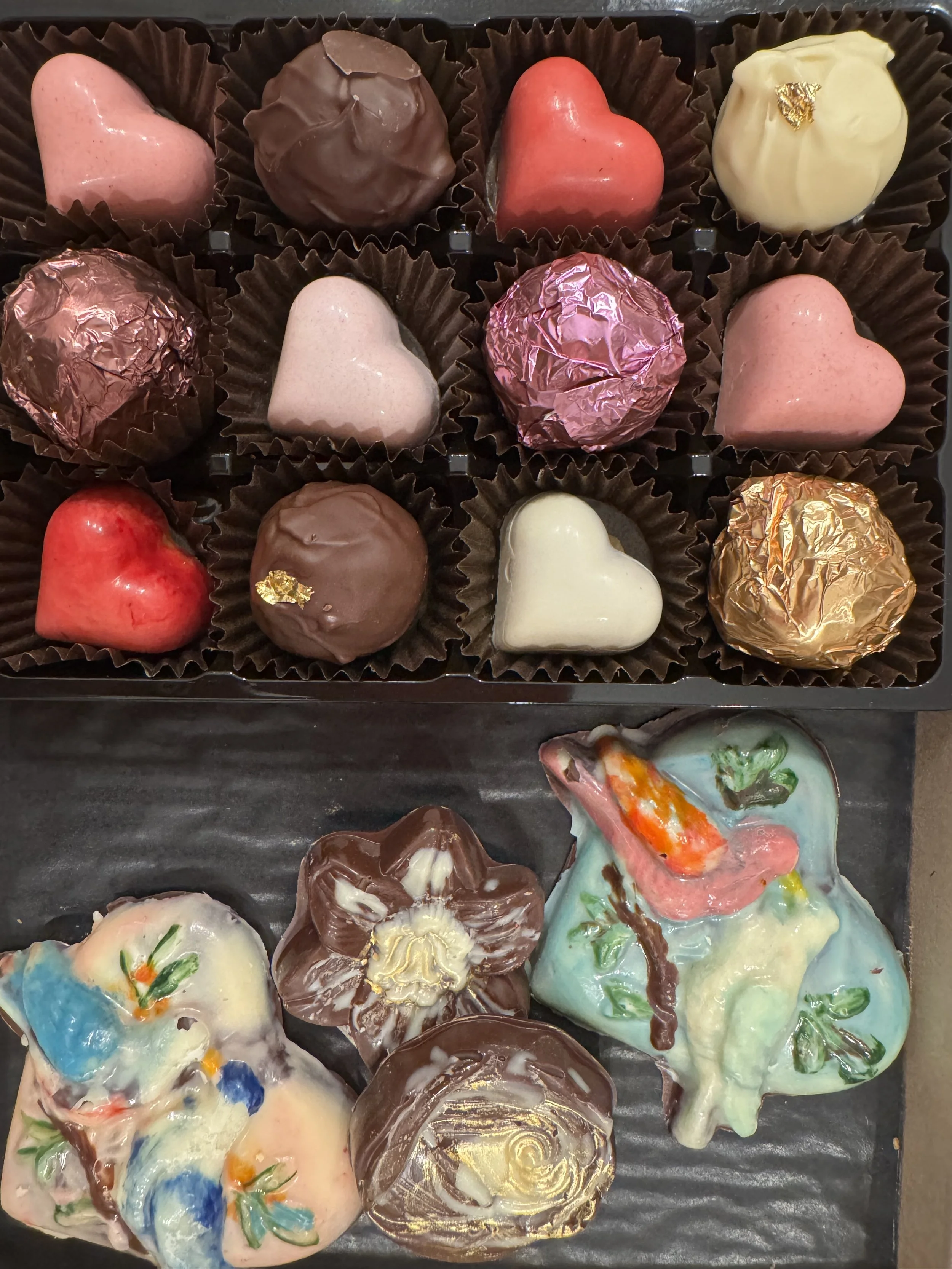 Valentine chocolate lovers box