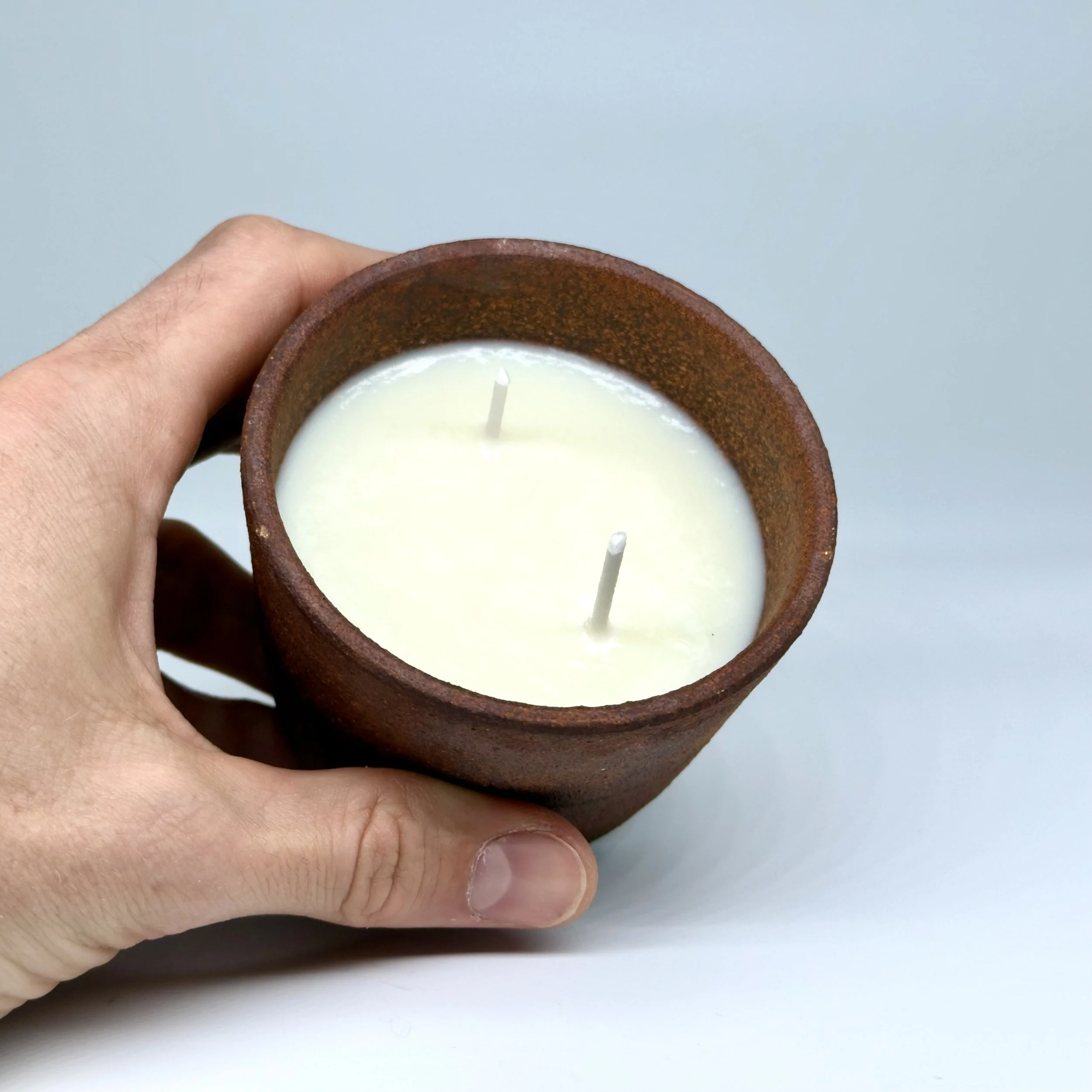Cedarwood Earth Soywax Candle Two-wick ~9oz