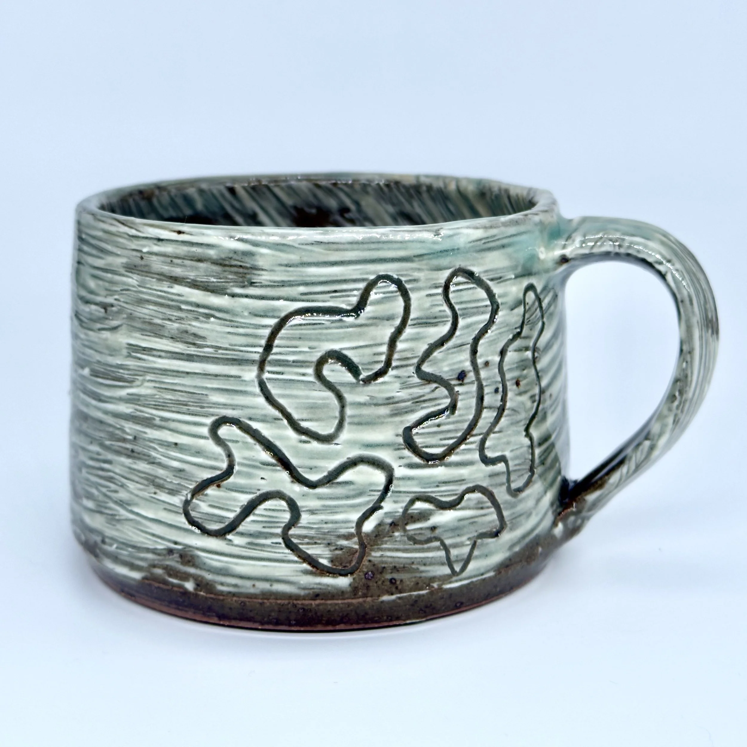 Carved Hakeme Mug #3