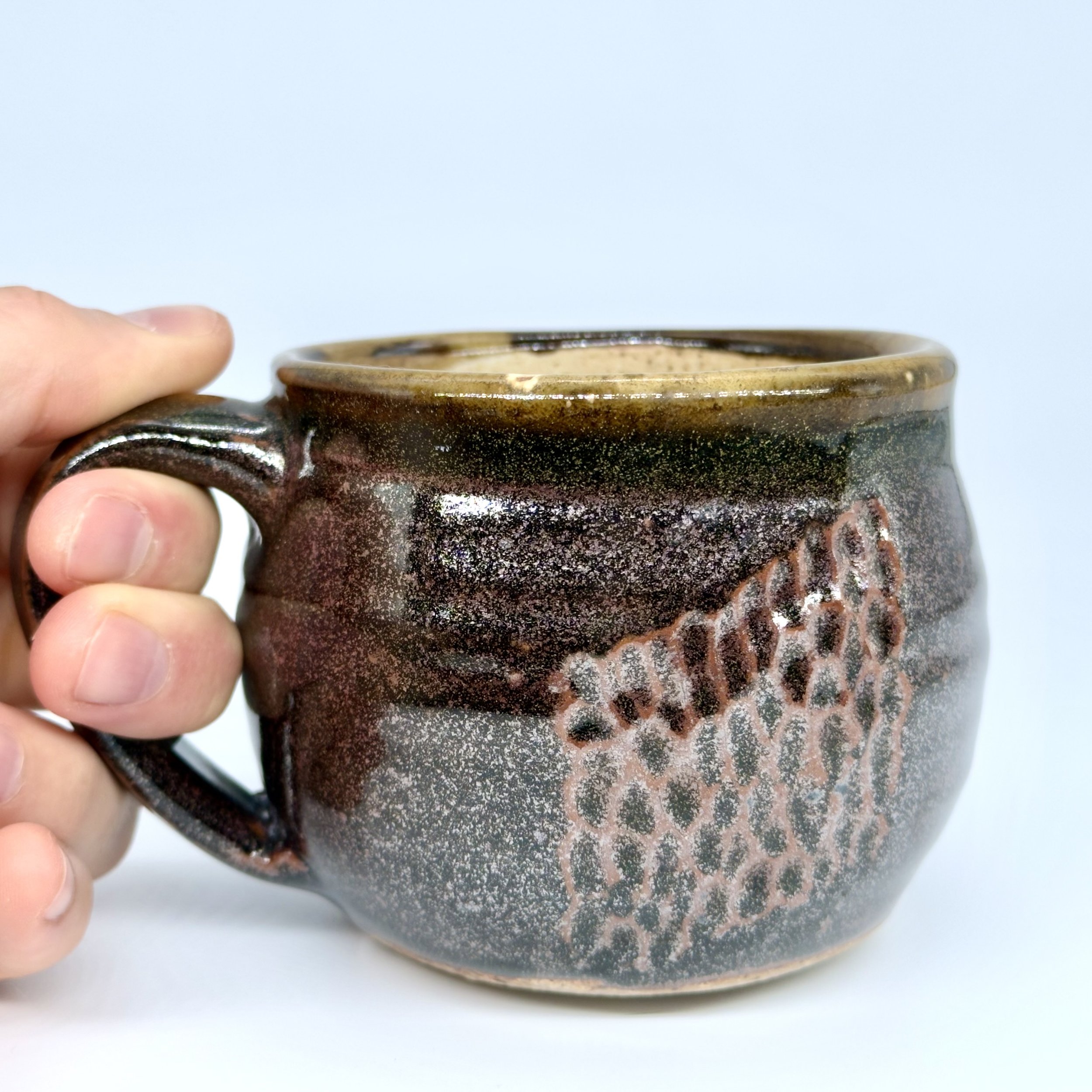 Textured Tenmoku Mug #3
