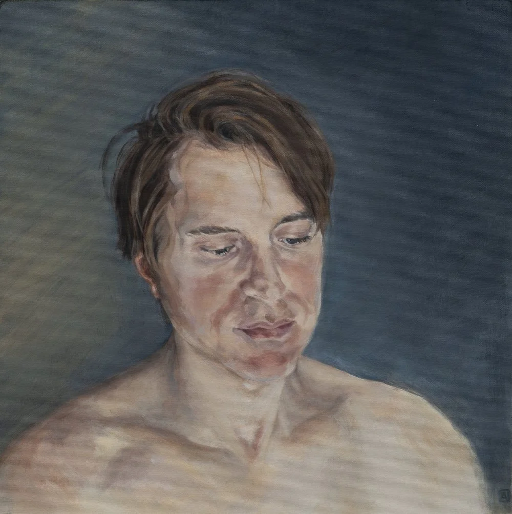 Blue Morning
Oil on canvas, 40 x 40cm