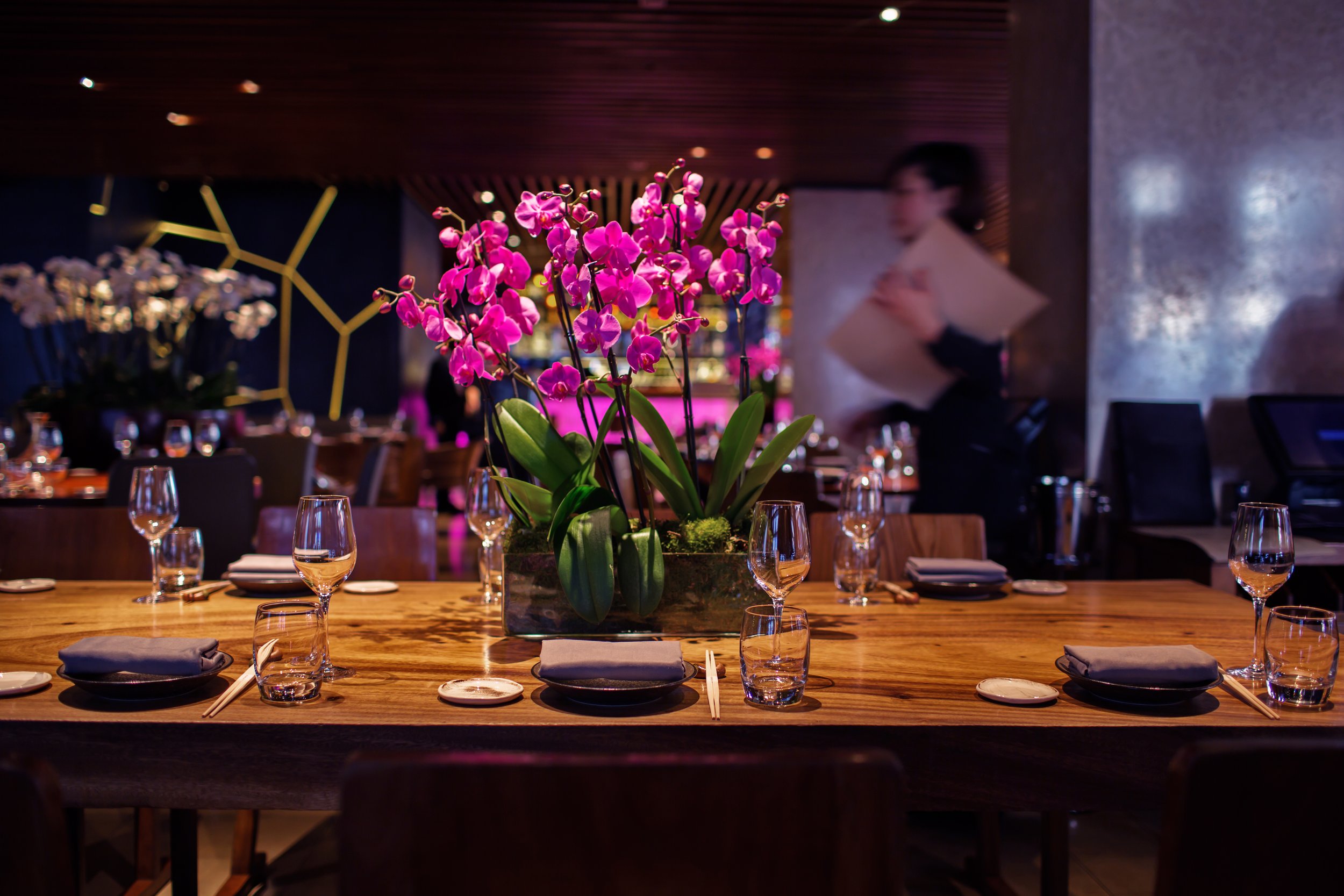 Asian cuisine in in Mayfair. sushi sashimi fresh seafood