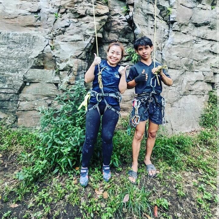 Thank you for Climbing with @baliadventureclimbing 
.
Makes new experience rock climbing
Full package trip all included with @baliadventureclimbing ; Transport pick up and drop of all around Bali, breakfast, lunch, snacks and beverages, drinks, full 