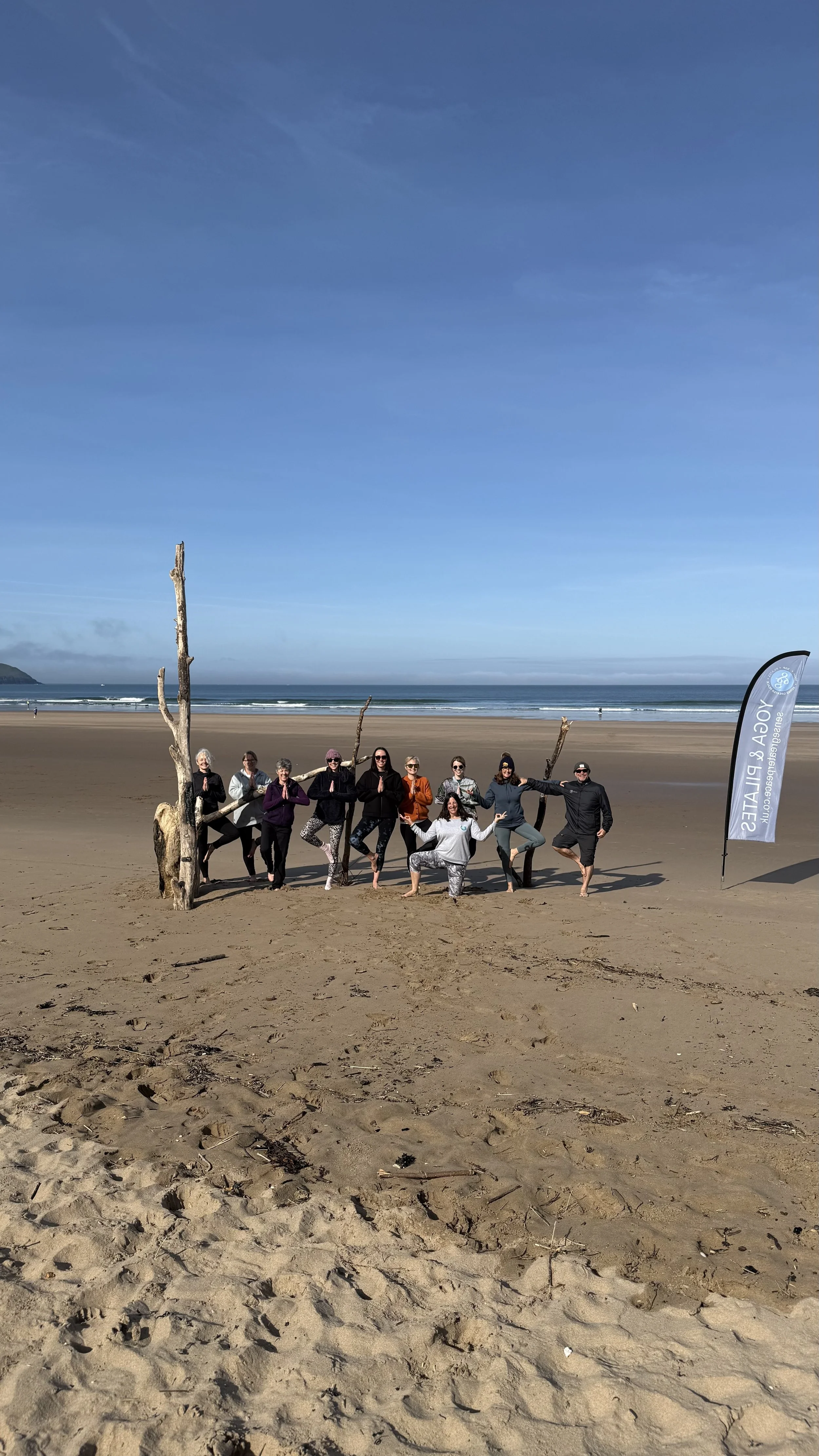 Sense Greater Peace Yoga on the Beach, Woolacombe