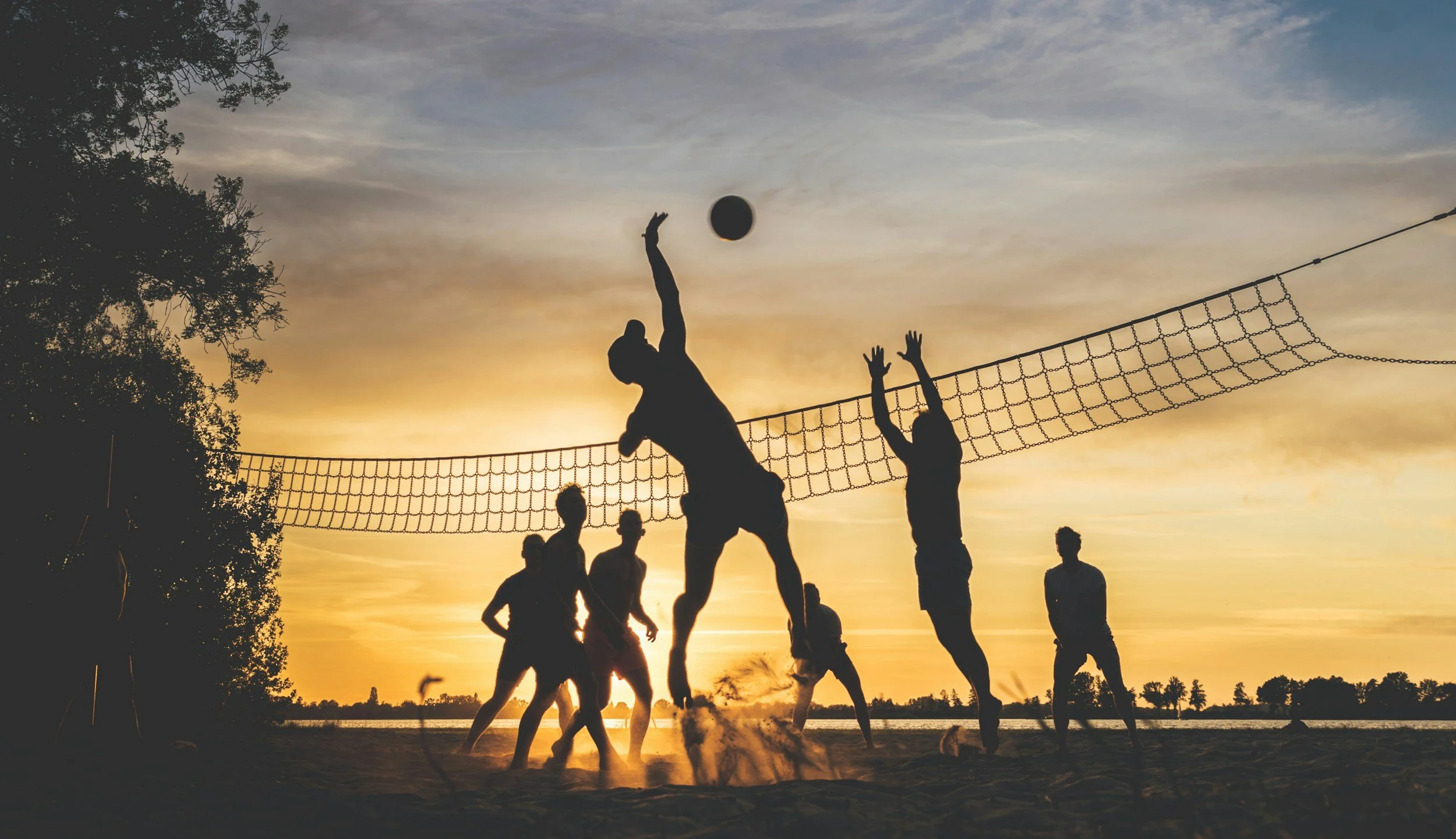 Sunset Volleyball 