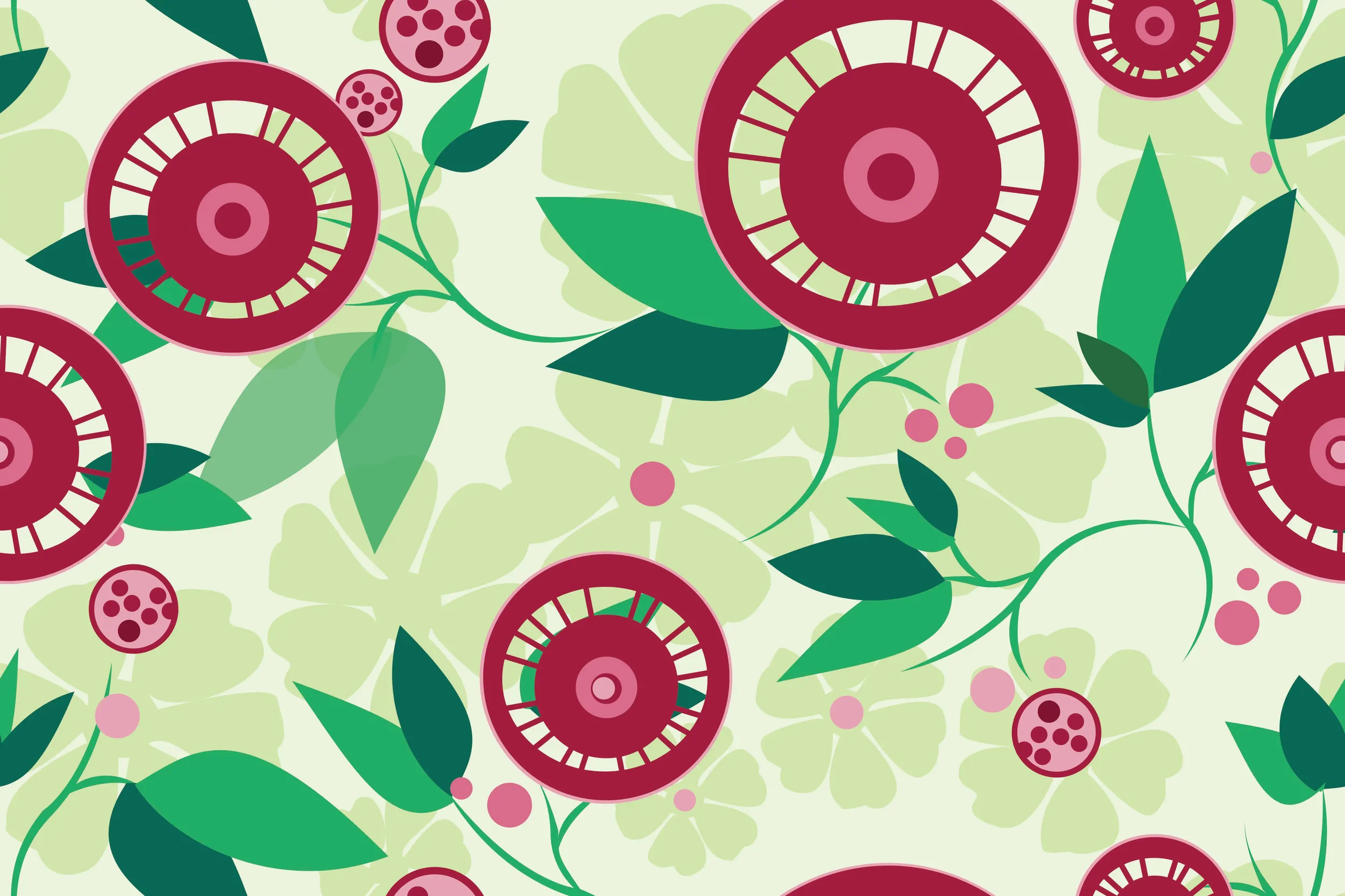 Création motif floral v1