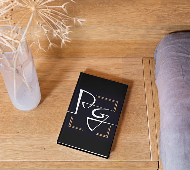 logo sur un carnet façon mockup par lumy'oz