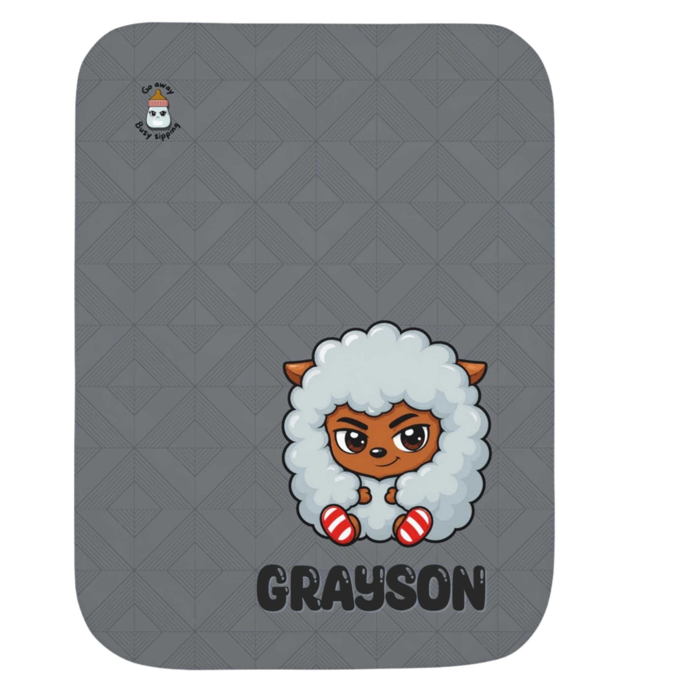 Grey Sheep Blankie