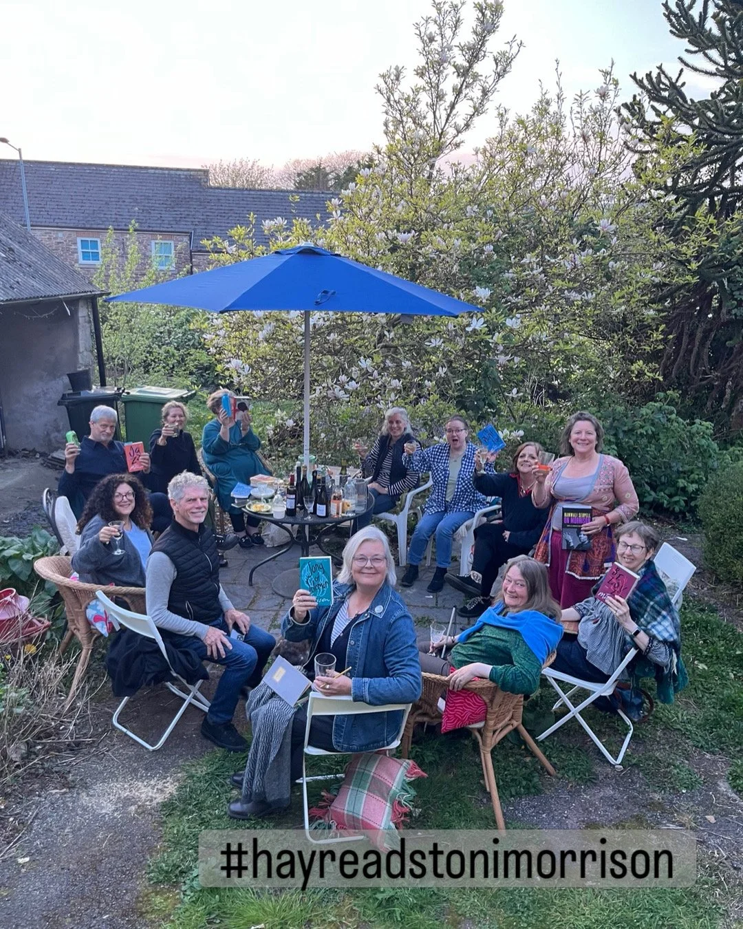Al fresco meeting of Hay Reads in April