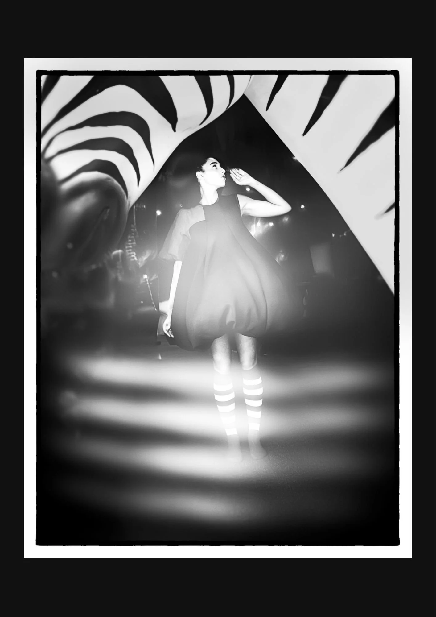 Mode editorial zwart-wit