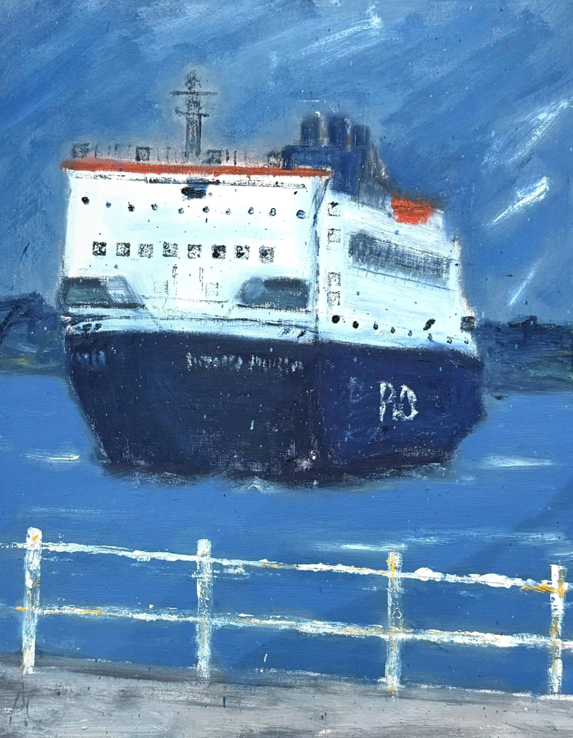 Larne Harbour Ferry Art