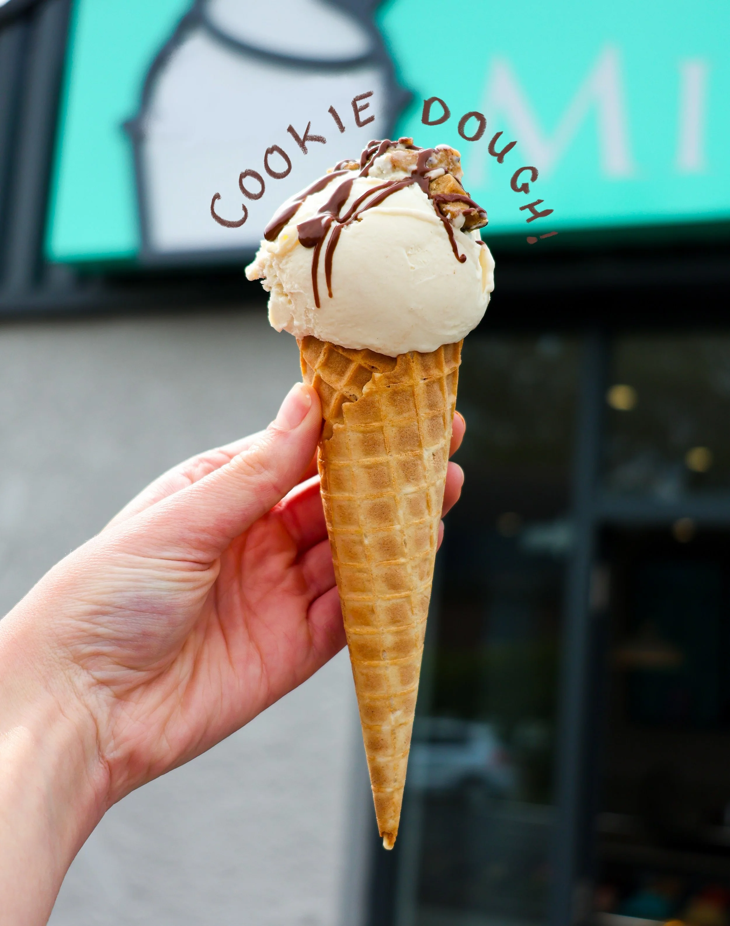 Our famous cookie dough ice cream made with our own homemade cookie dough!!🍪

#cookiedough #cookie #icecream #ballymoney #local