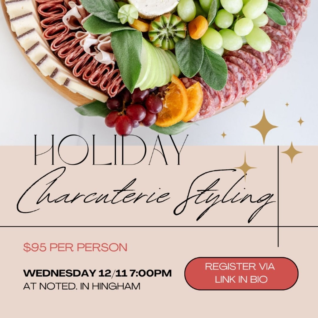 &ldquo;ALEXA, ADD TO MY DECEMBER CALENDAR&rdquo; ✅✨

📆Mark your calendar, grab a friend and join us for a fun evening of Charcuterie Styling at @notedcandles on WEDNESDAY, 12/11 at 7PM!

💻Tickets can be purchased directly at Noted website (link in 
