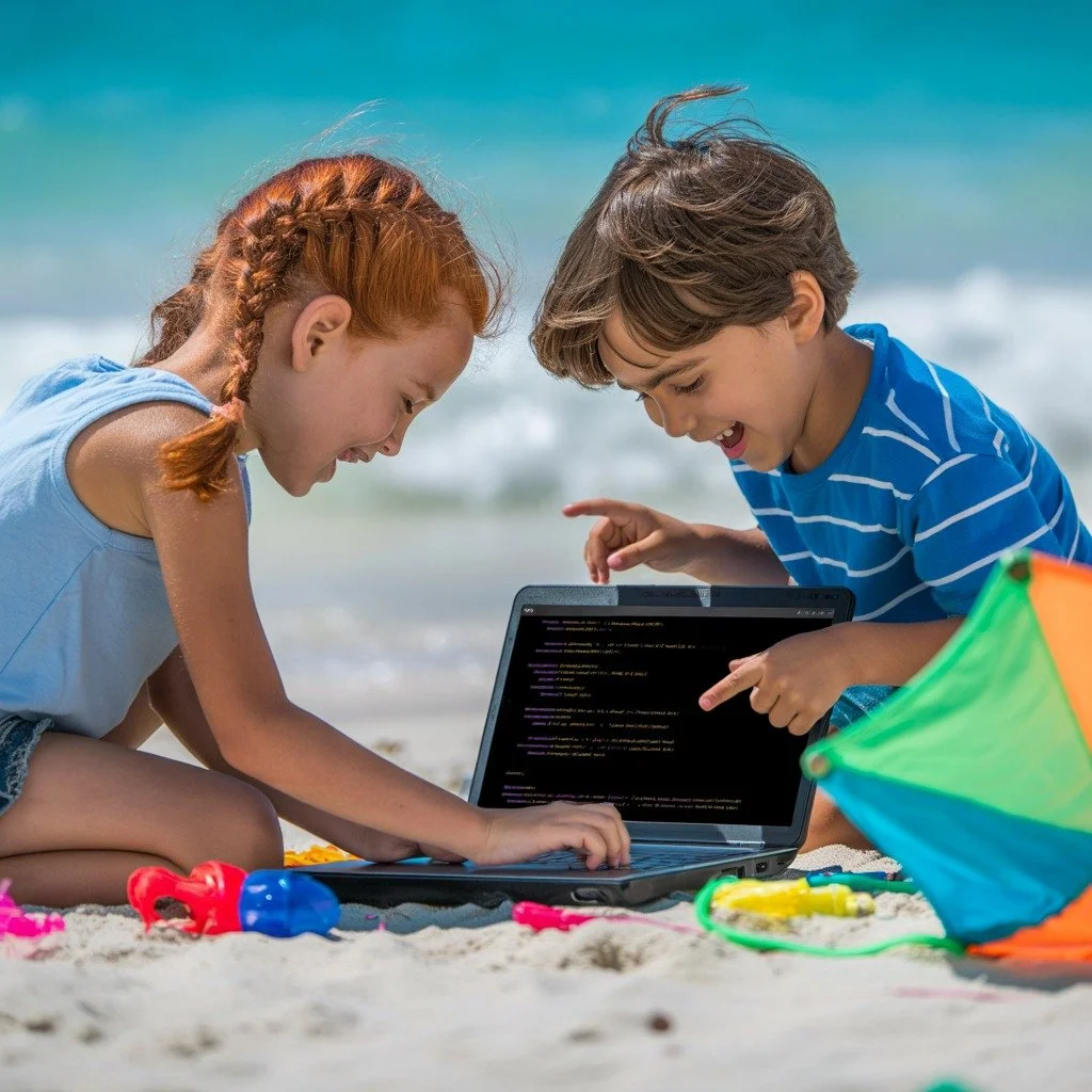 Kids Who Choose Coding - Even on Holiday