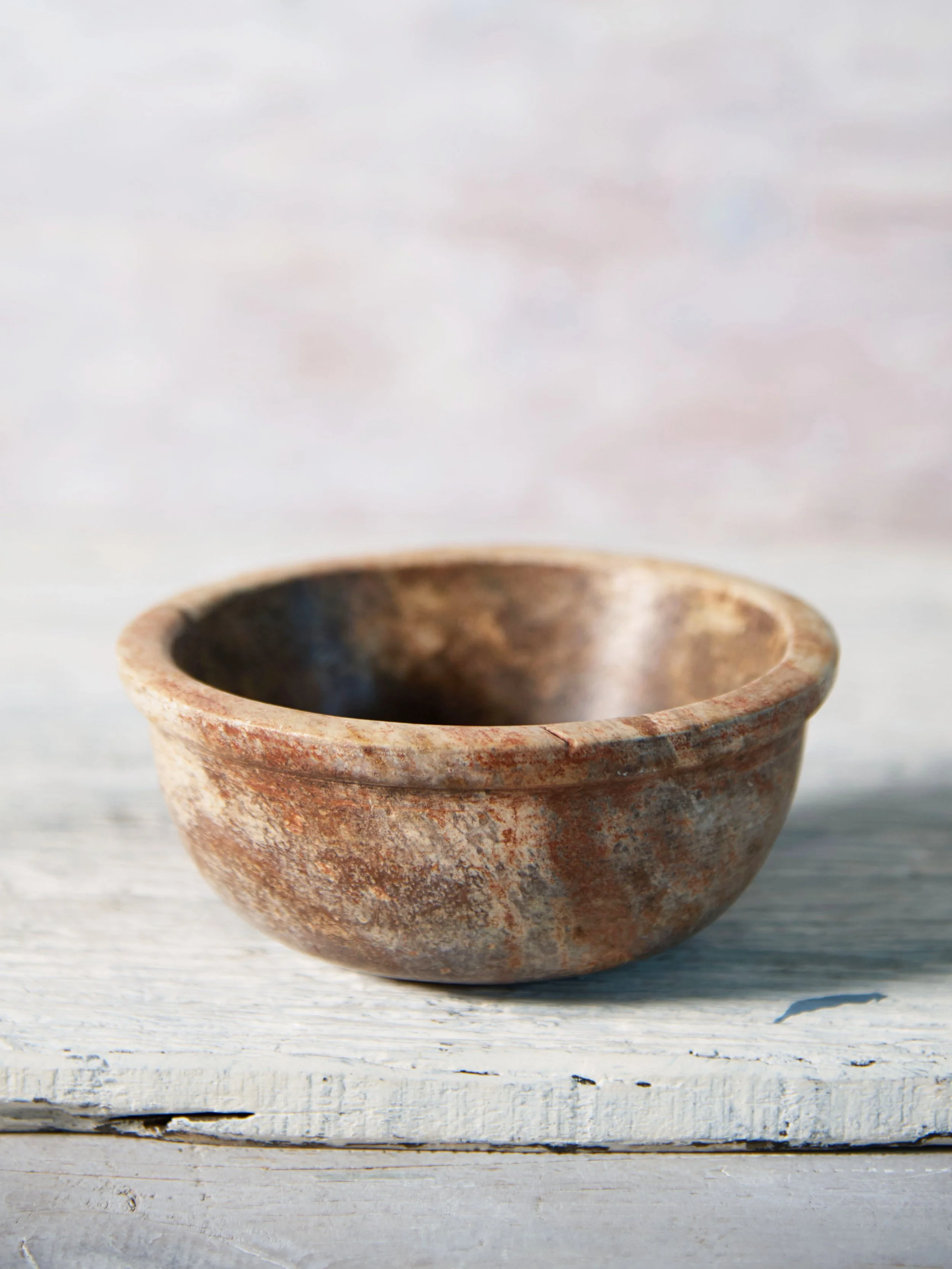 Stone brown bowl