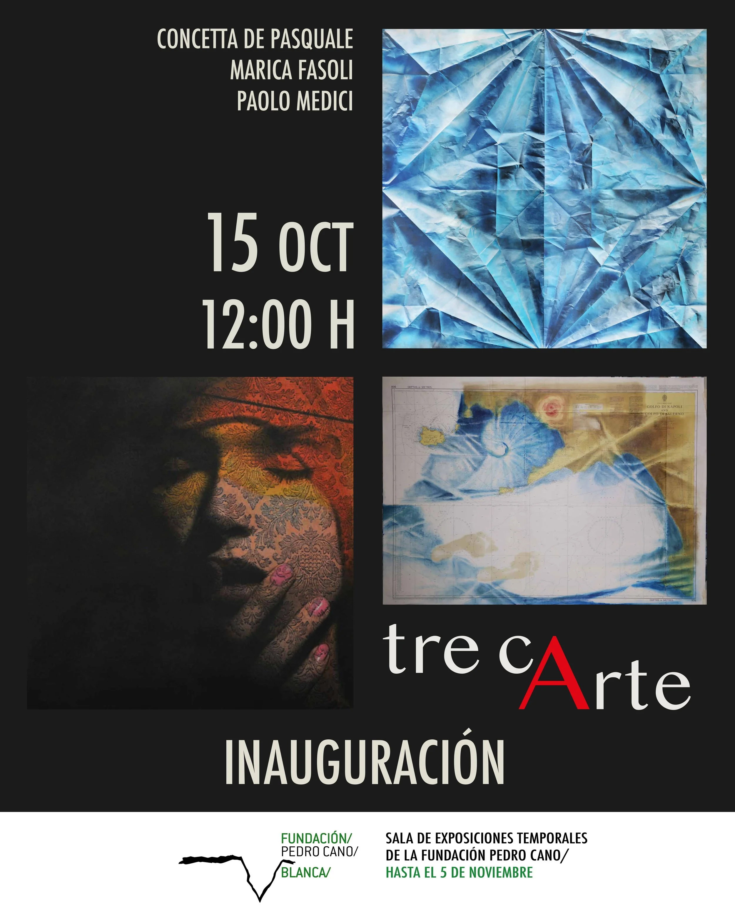  Fondazione Pedro Cano - Blanca - Spagna 2023
Mostra TreCarte - Collettiva tre artisti 