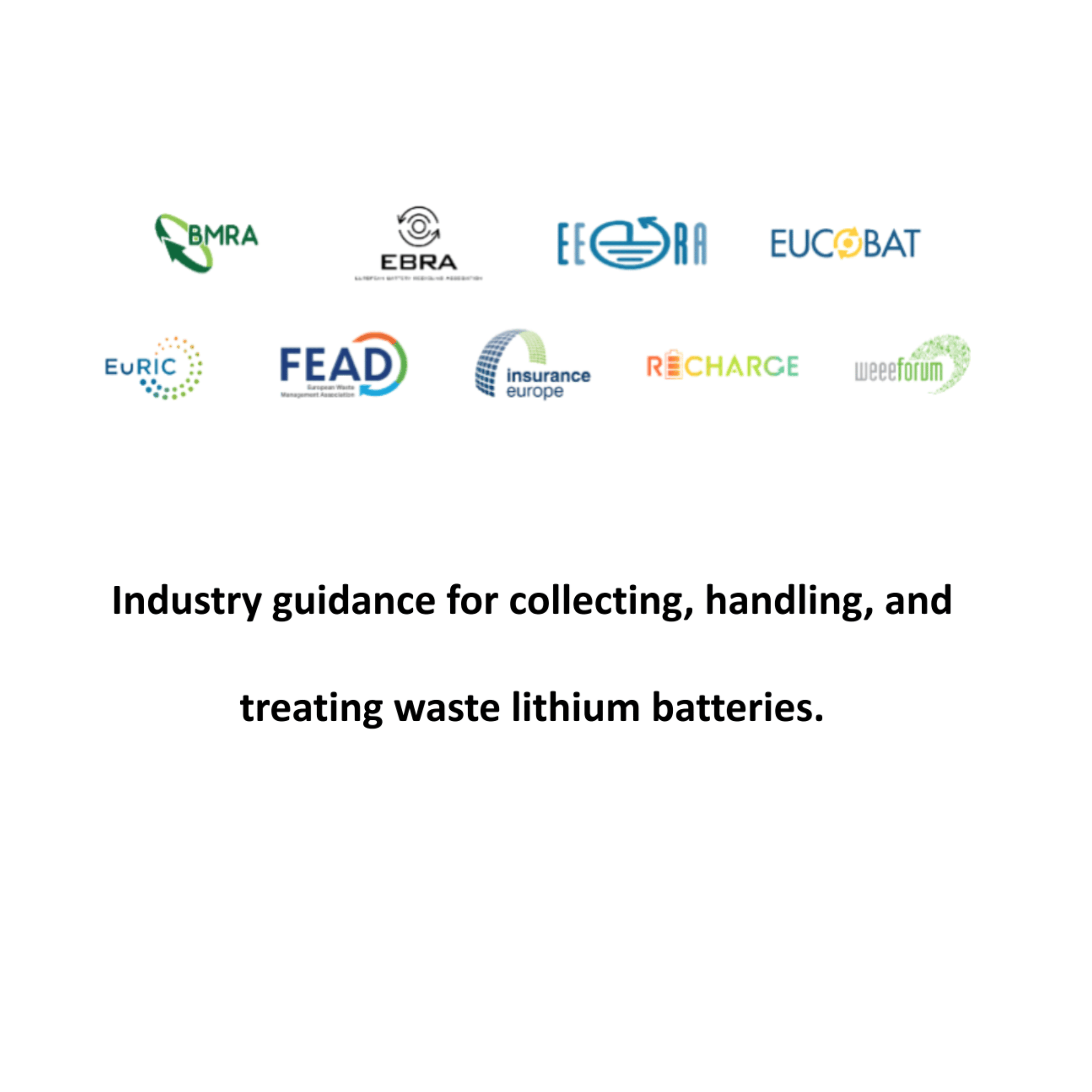 Industry guide for collecting, handling, and treating waste lithium batteries.