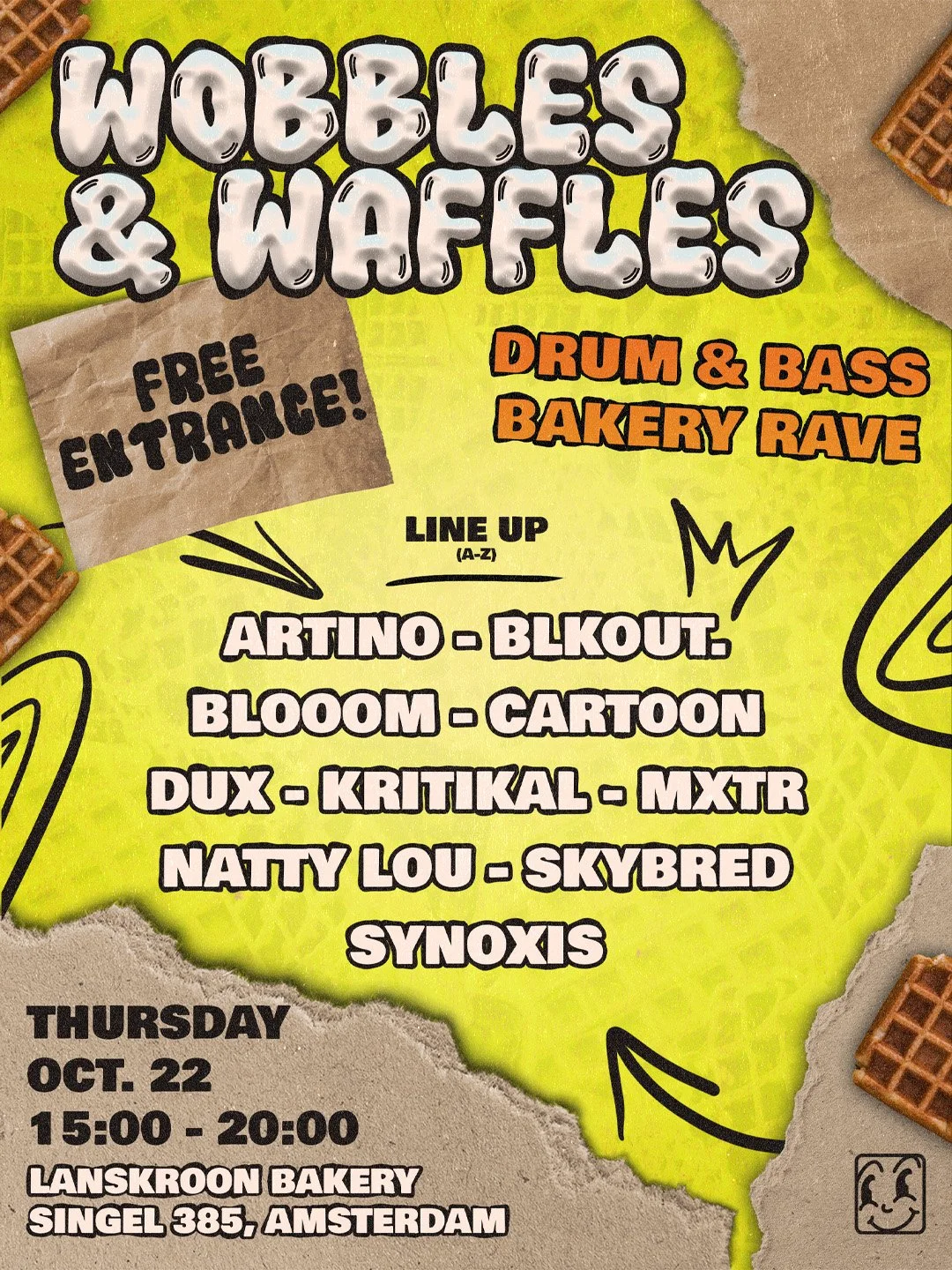 Wobbles & Waffles: Drum & Bass Bakery Rave