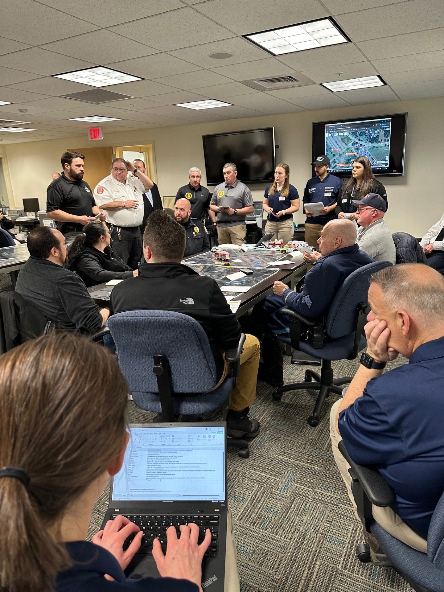 Fellows Conduct Civil-Military Tabletop drill for Massachusetts Responders