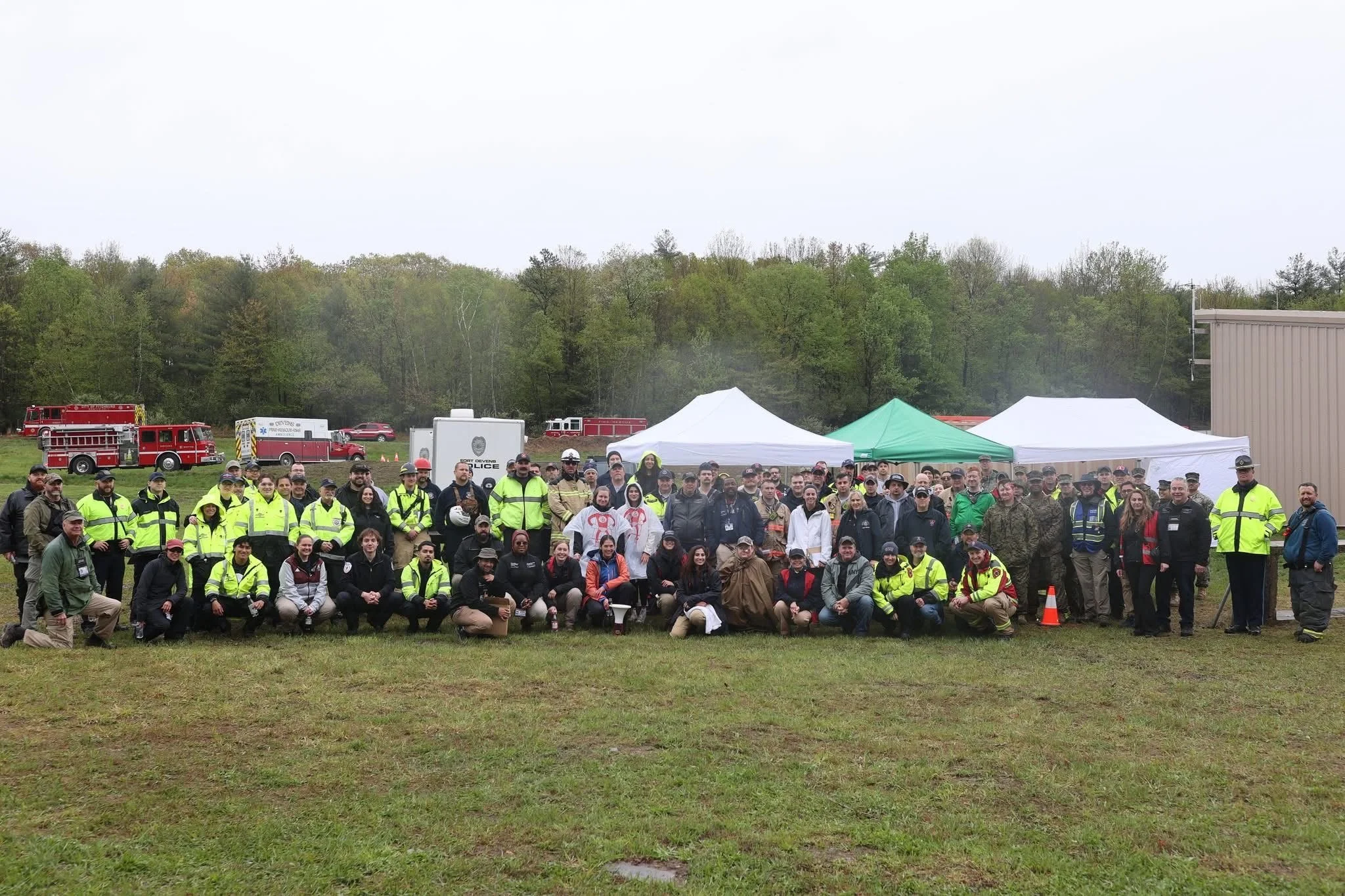 Fellows conduct a full-scale exercise that includes over 200 Massachusetts state responders
