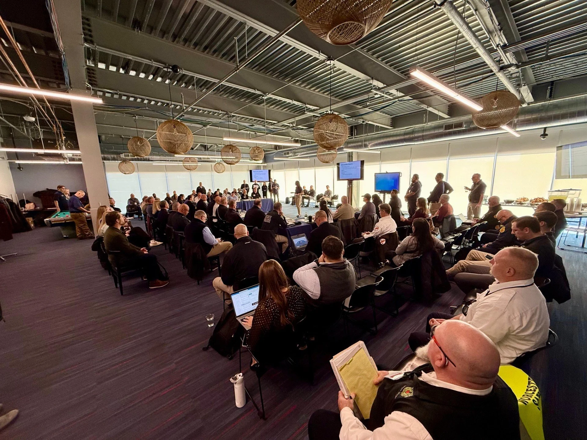 Fellows conduct tabletop drill for over 100 Massachusetts state responders