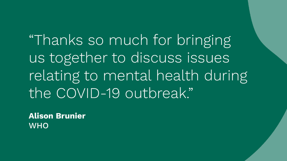 Thank you — Global Mental Health Action Network