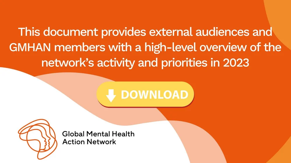 GMHAN Action Plan 2023 — Global Mental Health Action Network
