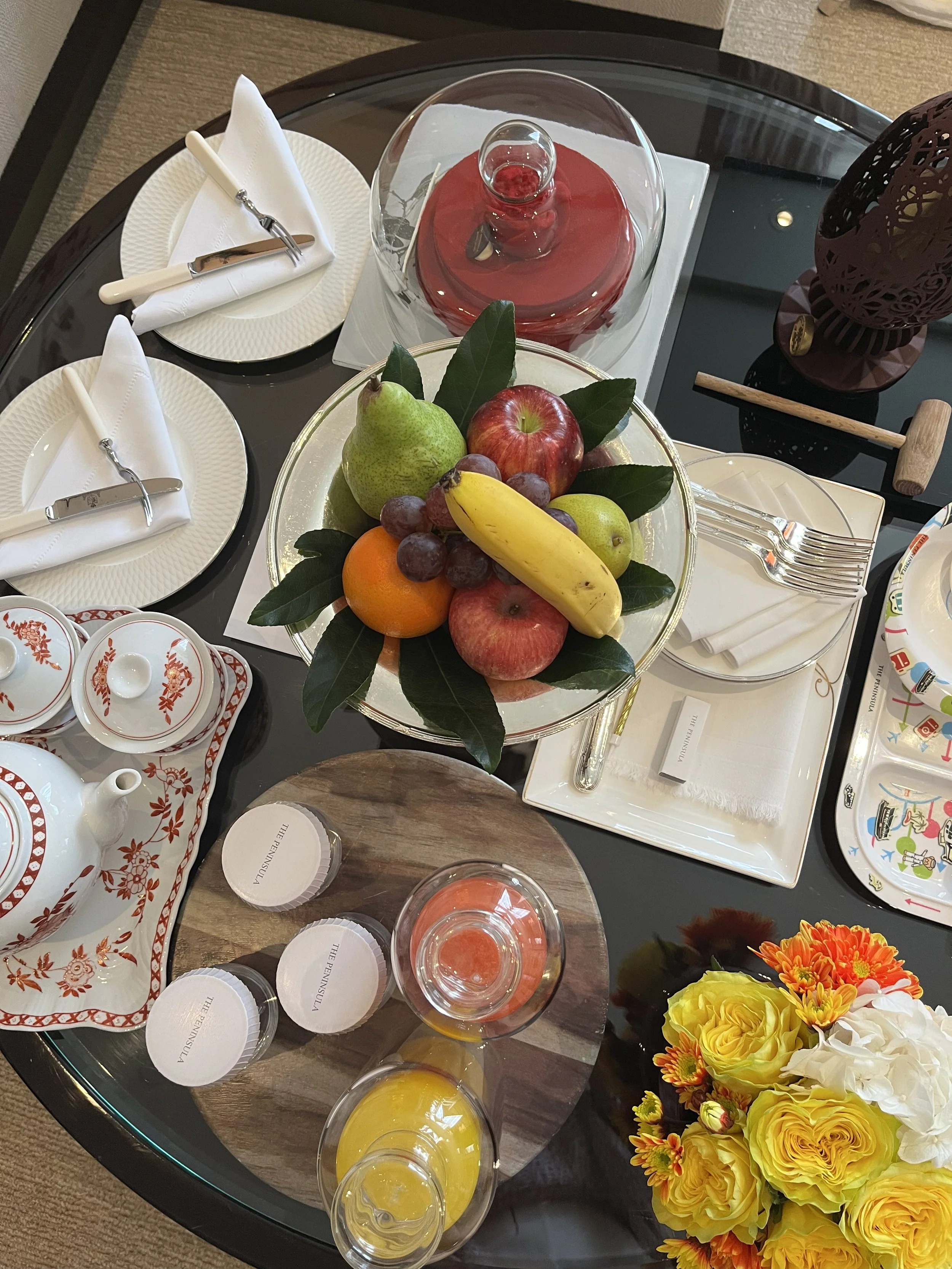 The Peninsula Hong Kong welcome platter