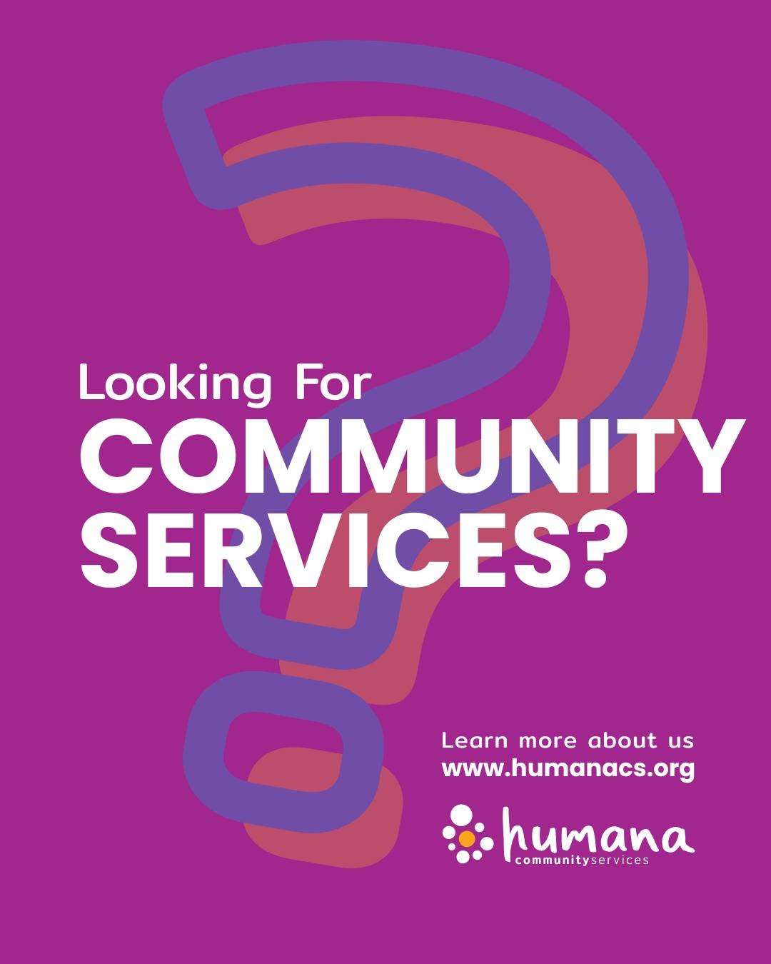 Are you looking for information about community services or programming? Email us at info@humanacs.org! 📧 We are happy to provide information about our programming or connect you to the right provider.

#CommunityServices #CommunitySupport #ConnectW