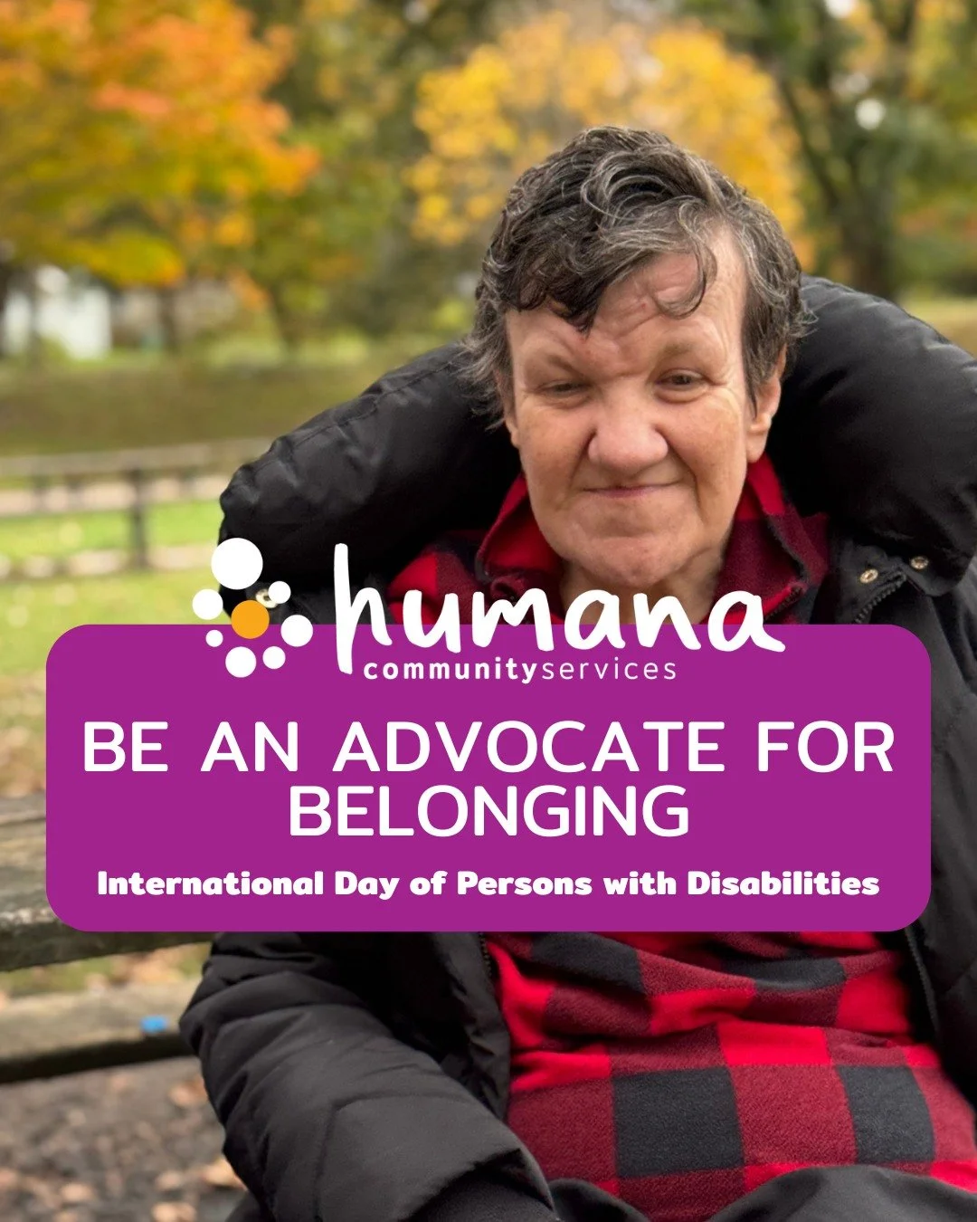 Communities are stronger when we foster belonging and inclusivity. 💜 

This International Day of Persons with Disabilities, we encourage you to celebrate what makes you unique and become a belonging advocate by speaking up and including others. Life