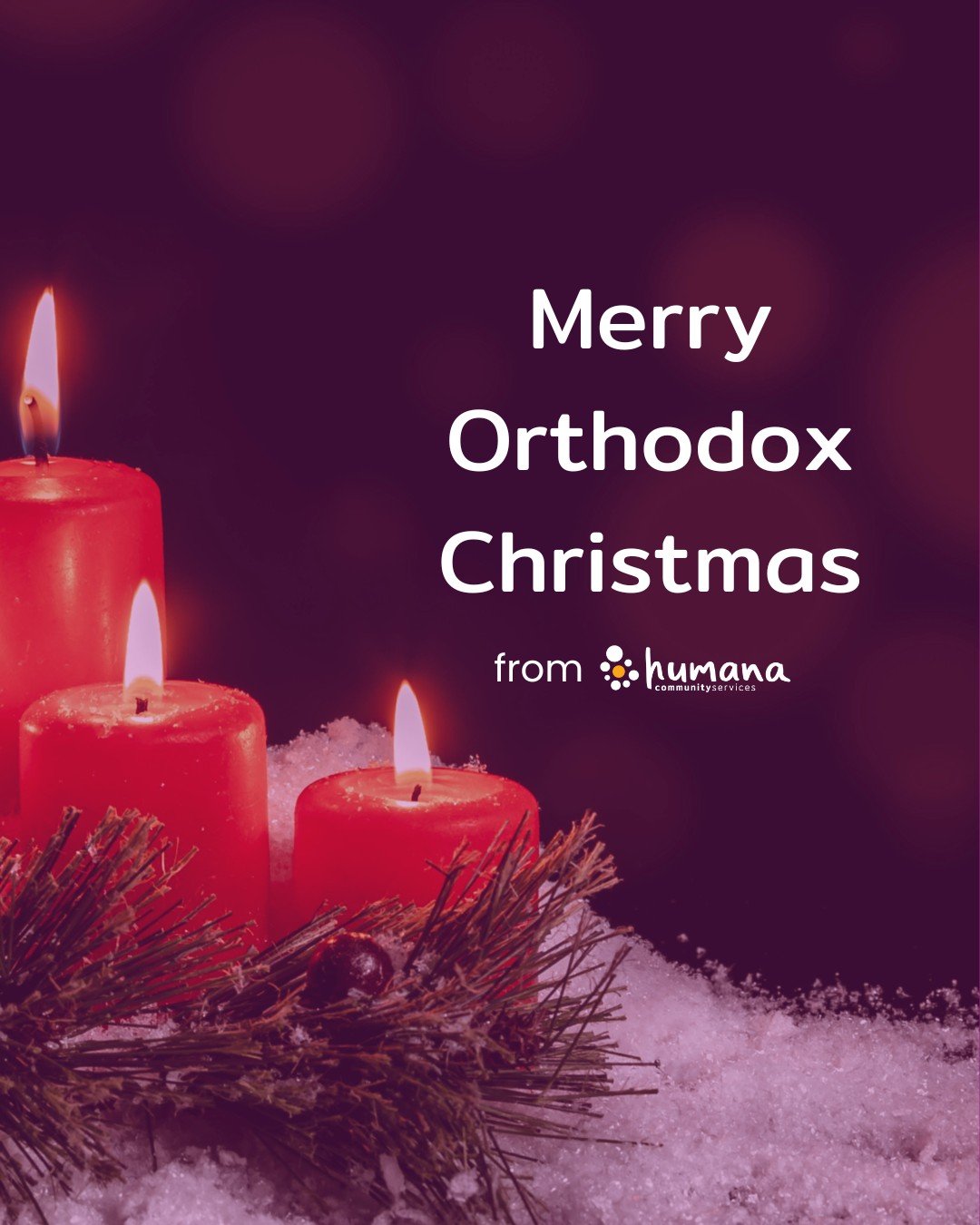Wishing those who follow the Julian calendar, a Merry Orthodox Christmas filled with faith, hope, and community. 🕯️