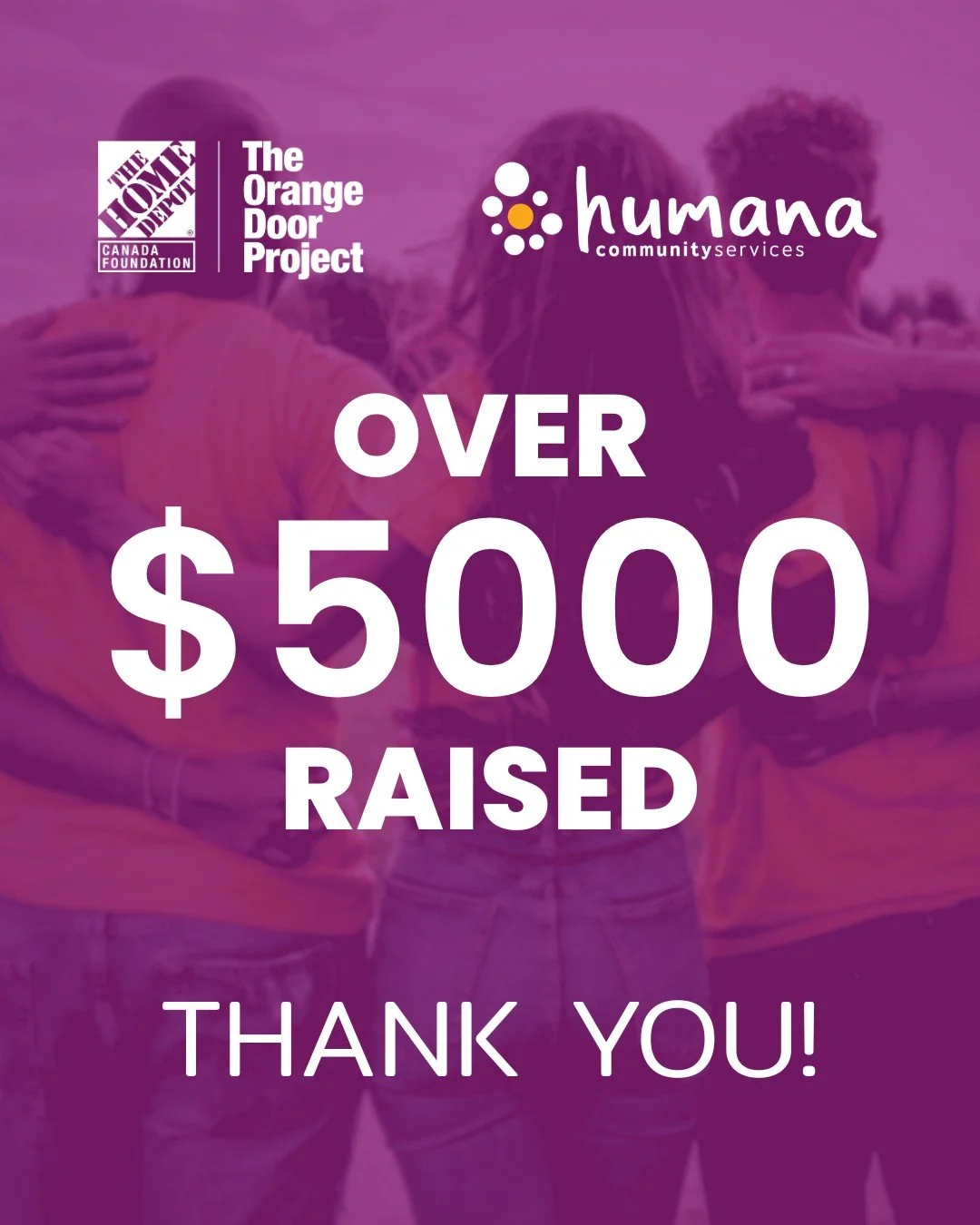 We&rsquo;re incredibly grateful to The Home Depot London East and The Home Depot Canada Foundation for raising over $5,000 in support of transitional-age youth in our community through the Orange Door Campaign. 🧡

Your generosity is helping young pe