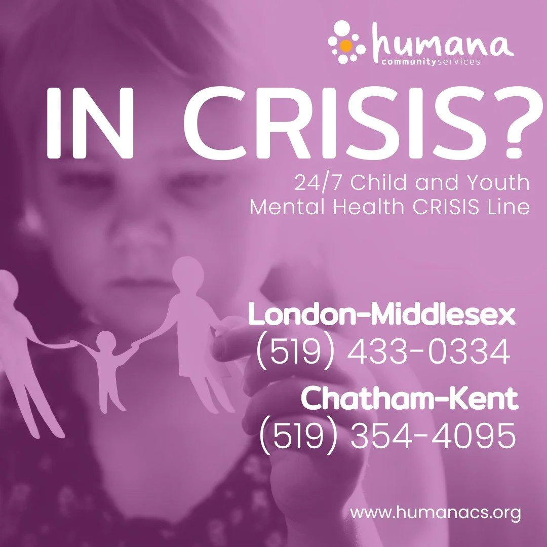 **If this is an immediate emergency dial 911

There are options for crisis support:
Dial 988 to reach the Government of Canada National Suicide Prevention Hotline. Available 24/7 via text or call, in English or French.

Or phone the 24/7 Child And Yo