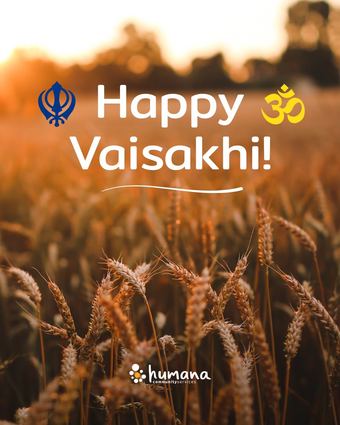 Happy Vaisakhi! 🌾🪘 At Humana Community Services, we celebrate this joyous occasion with our diverse community. May this harvest bring prosperity and happiness to all. Let's grow together! Share your celebrations with us.

#BaisakhiFestival #SpringH