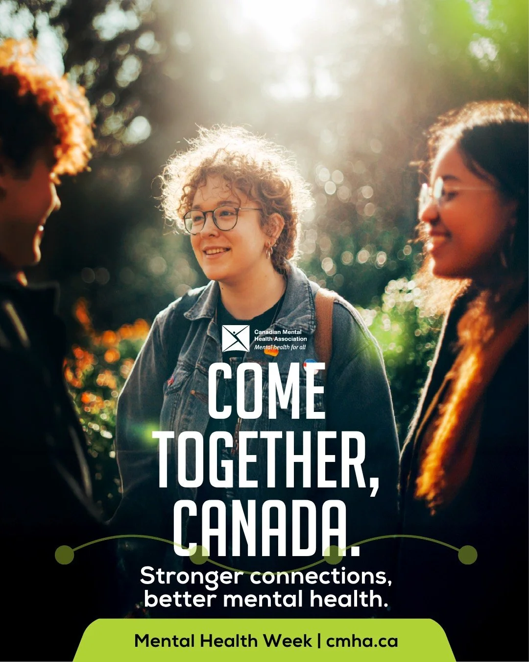 This mental health week, let's come together and spend more time interacting face-to-face. 

Combat loneliness by extending invitations, taking initiative, and putting yourself out there. 📮 

Have some self-compassion, reduce your screen time, and c