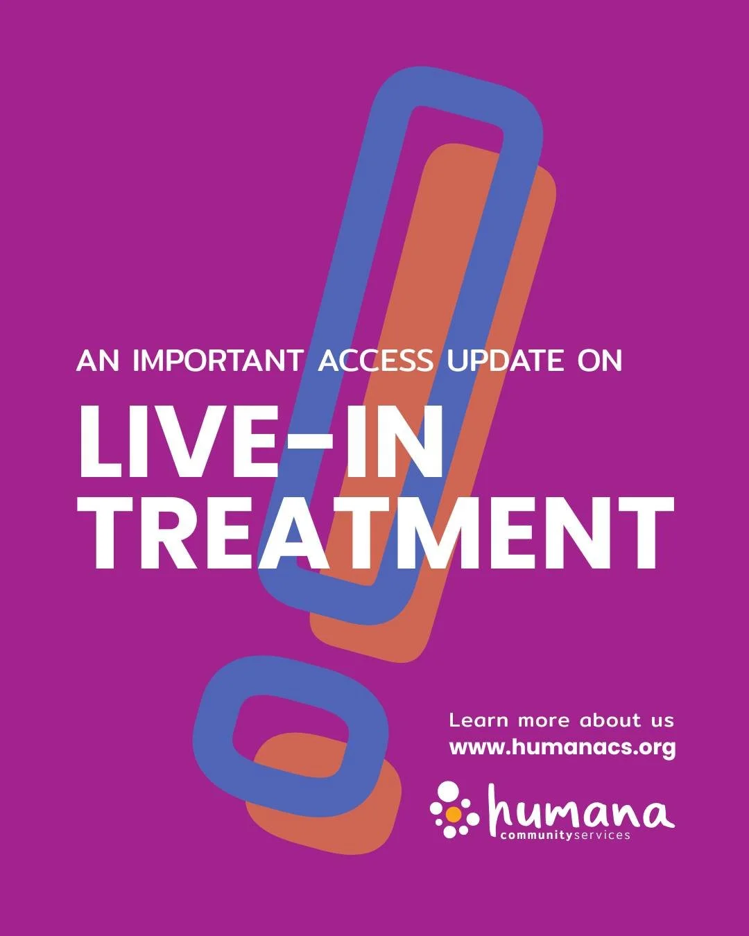 Looking for live-in treatment services in London-Middlesex? Humana Community Services is the provider of adolescent live-in treatment and partners with Tandem to offer coordinated access so you only have to share your story once.

If you have questio