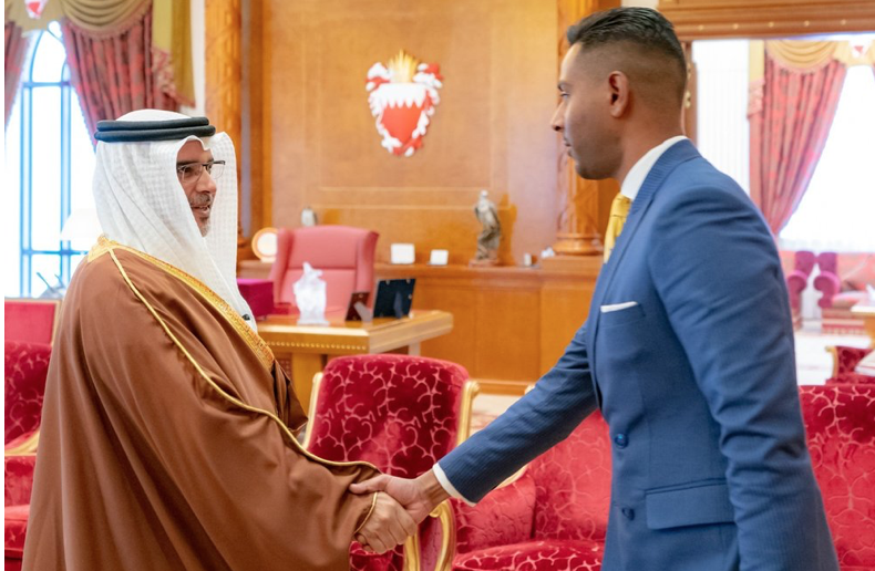 Bahrain Crown Prince and Prime Minister HRH Prince Salman bin Hamad Al Khalifa Fahad Aldoseri New York Bahrain NYIT Diplomacy Fellowship Bahrain Palace Bahrain Fahad Aldossari United Nations