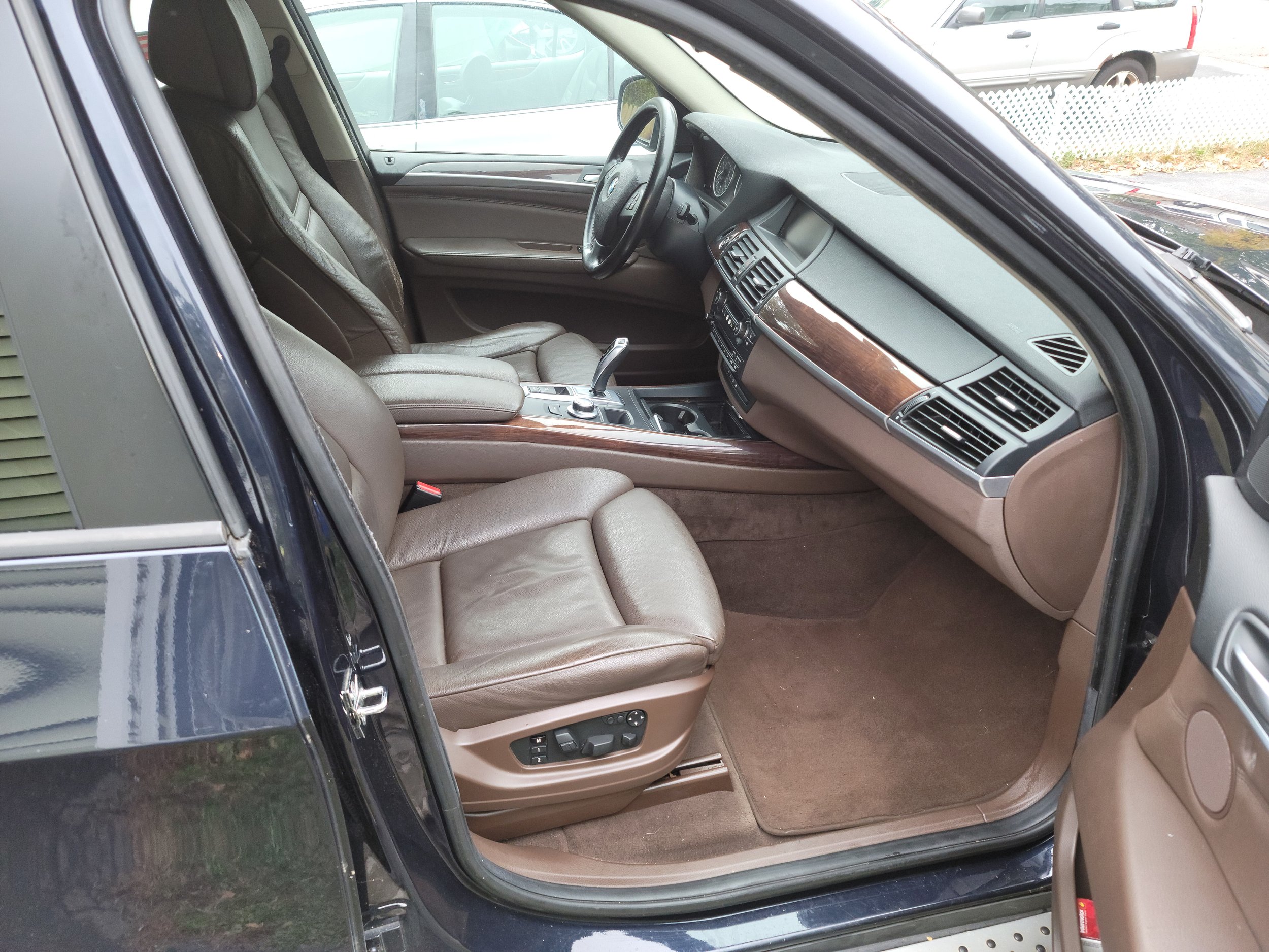 BMW SUV mold remediation passenger seat after