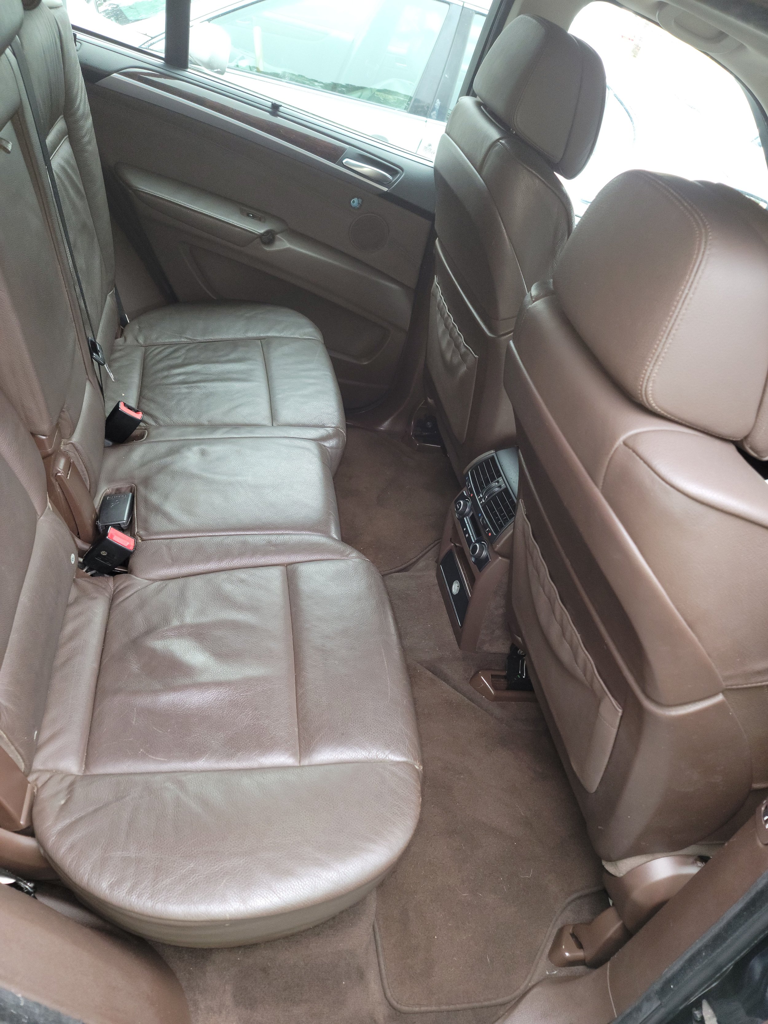 BMW SUV mold remediation back seats after