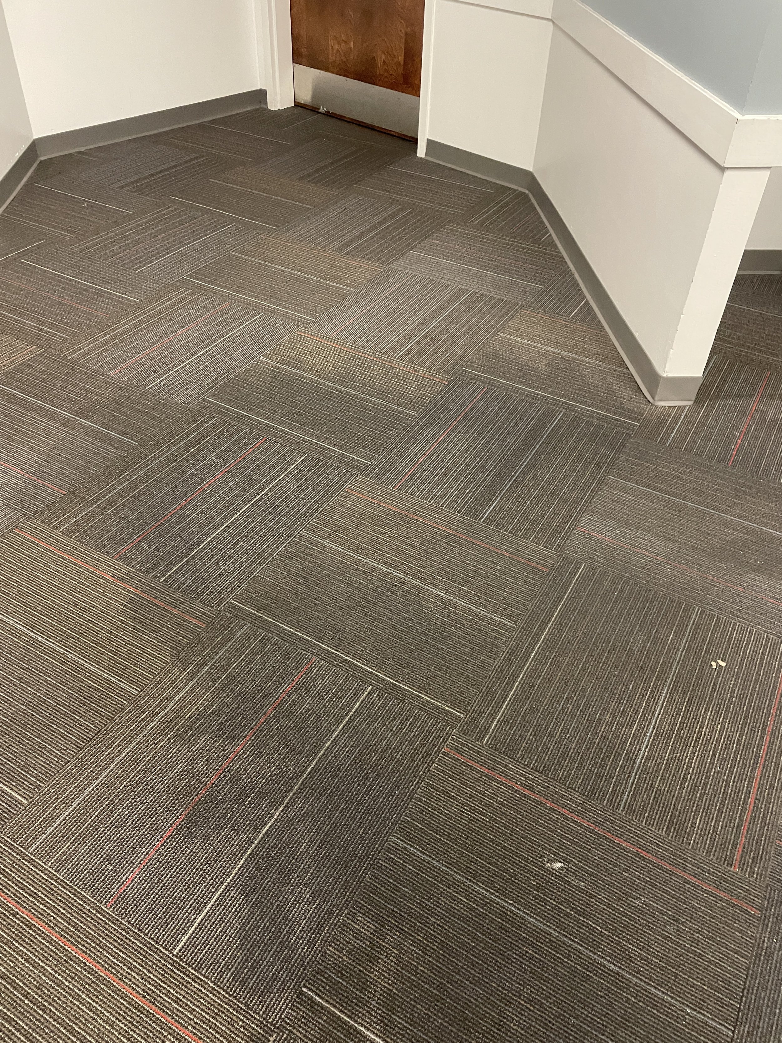 Water saturated in carpet
