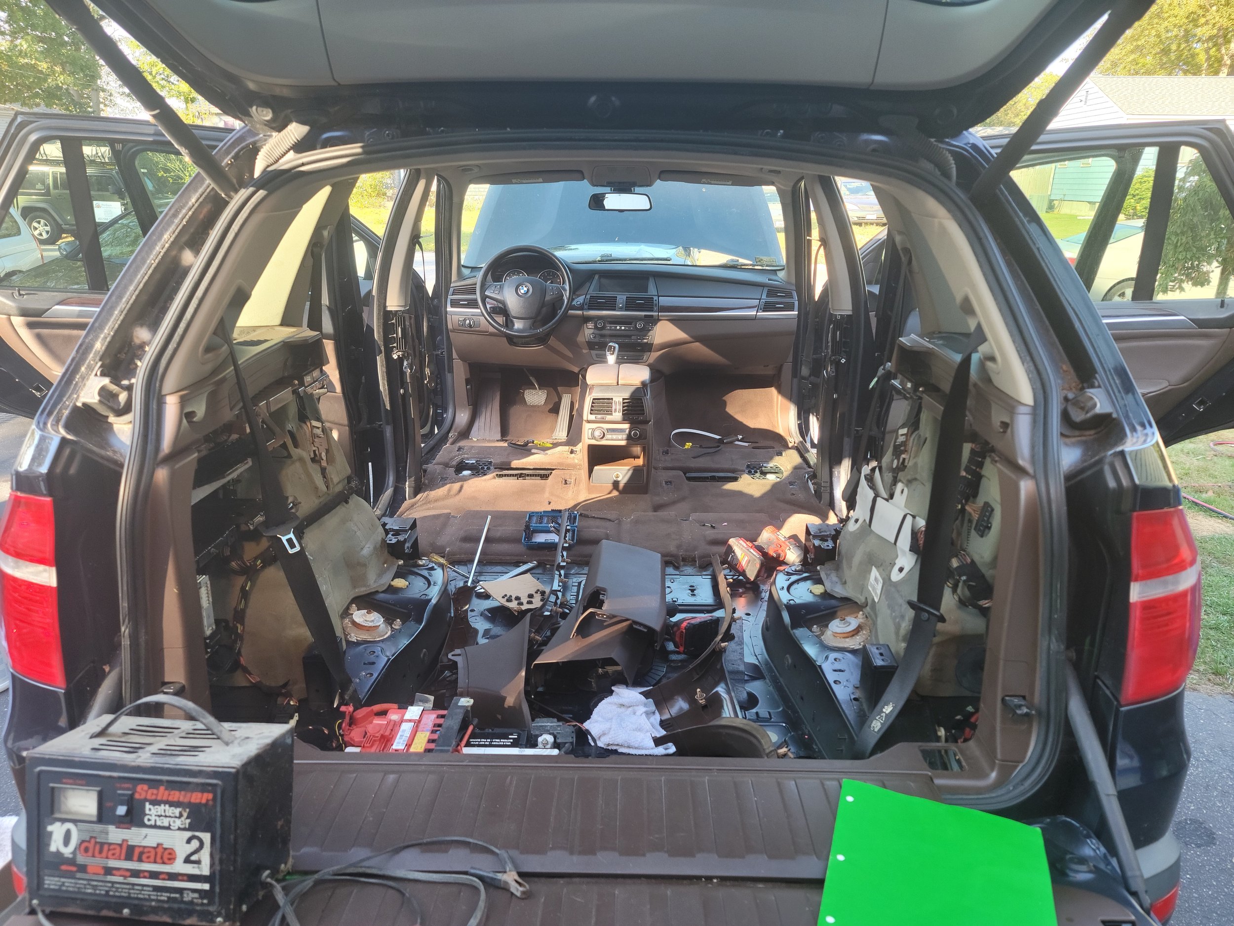 BMW SUV mold remediation during