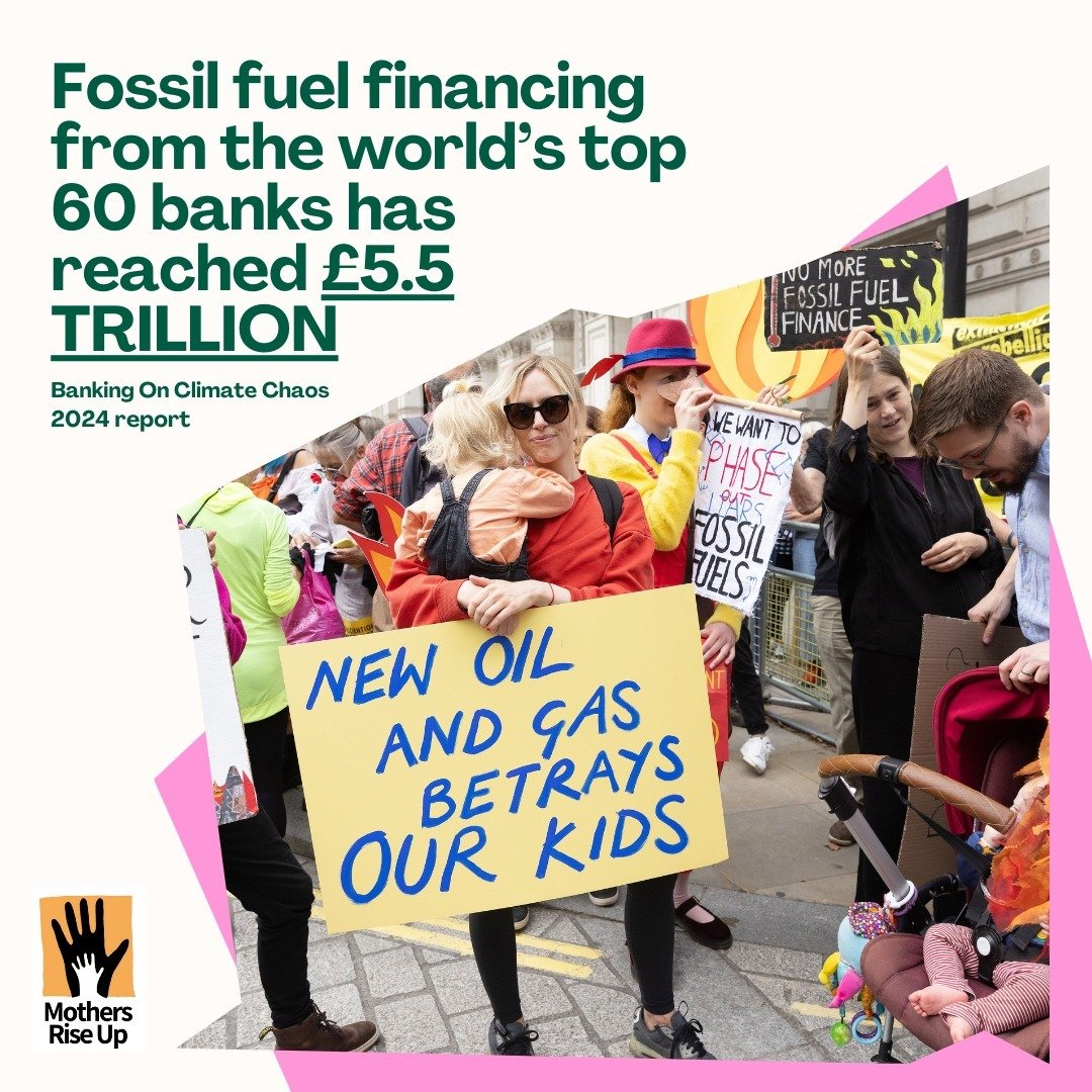 🚨 Banks have given over &pound;5.5tn to fossil fuel firms since the #ParisAgreement! 

The latest &ldquo;Banking on Climate Chaos&rdquo; report analysed the world&rsquo;s top 60 banks' underwriting and lending to thousands of #FossilFuel firms. So m